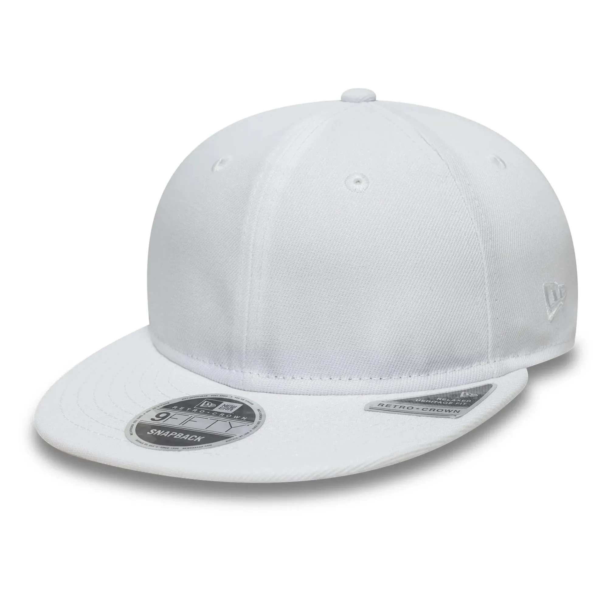 New Era White Retro Crown 9FIFTY Snapback Adjustable Cap adult unisex