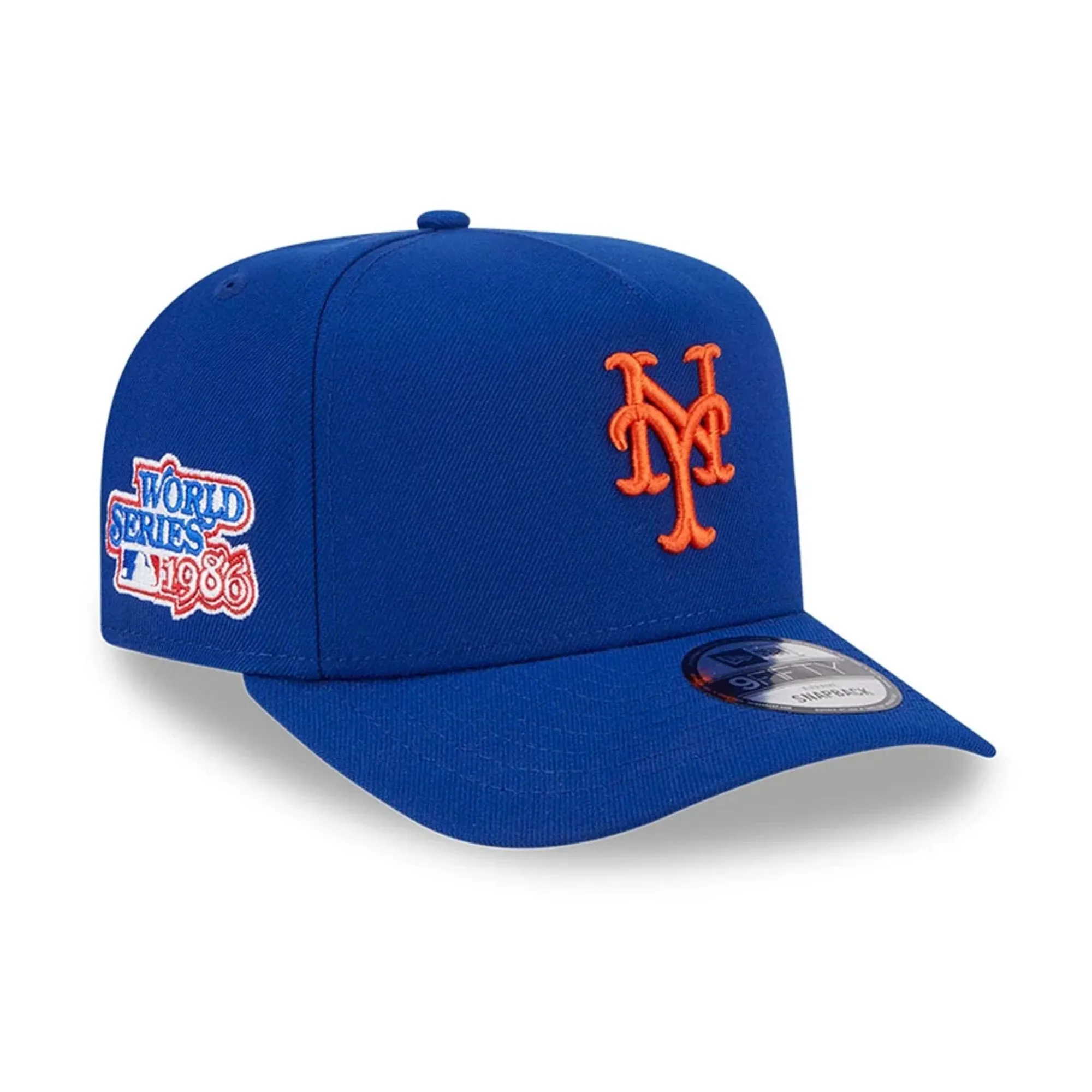 New York Mets MLB Evergreen Blue 9FIFTY A-Frame Snapback Adjustable Cap New Era Cap adult unisex