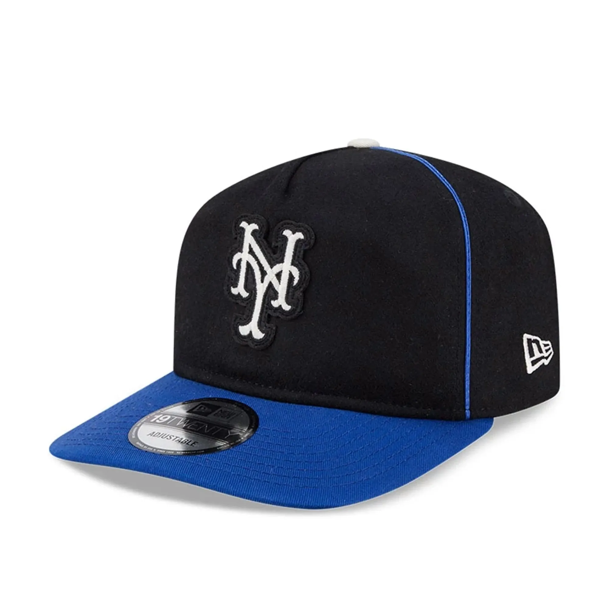 New York Mets MLB Felt Logo Blue 19TWENTY Adjustable Cap New Era Cap adult unisex
