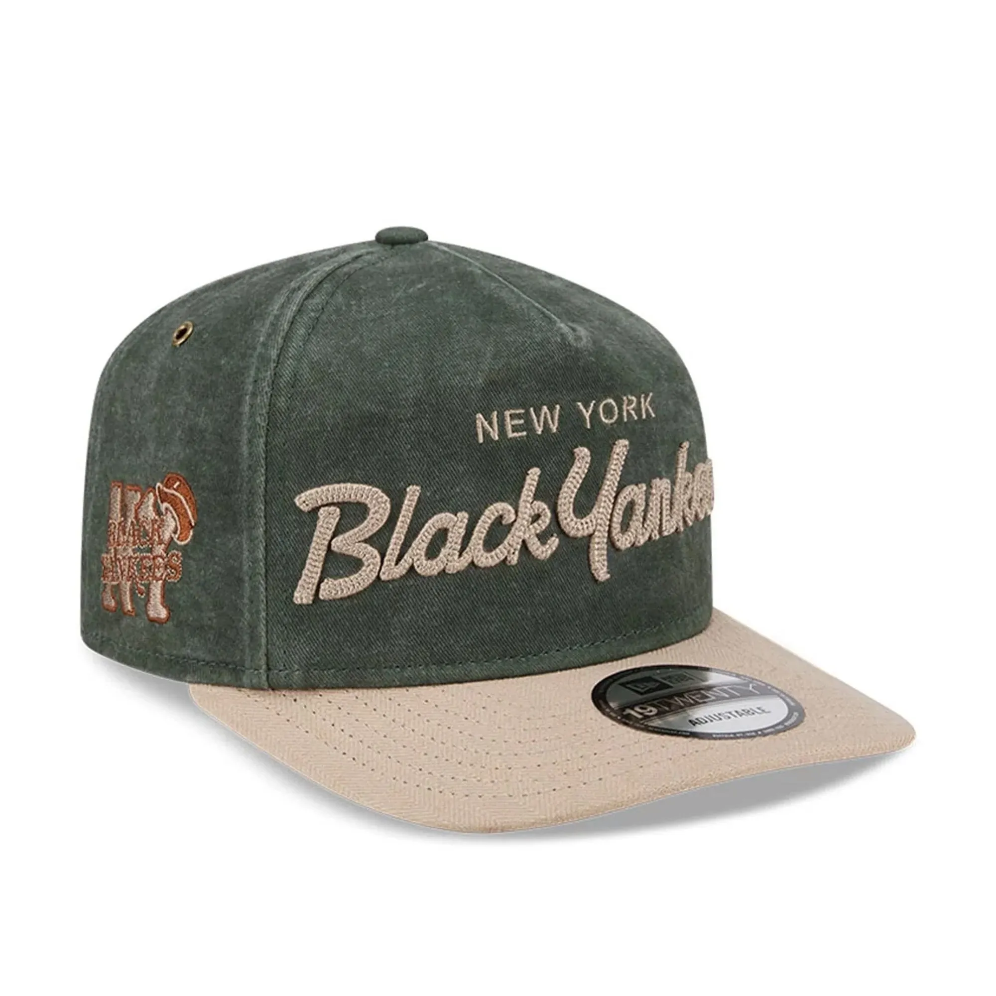 New York Black Yankees MLB Negro League Dark Green 19TWENTY Adjustable Cap New Era Cap adult unisex