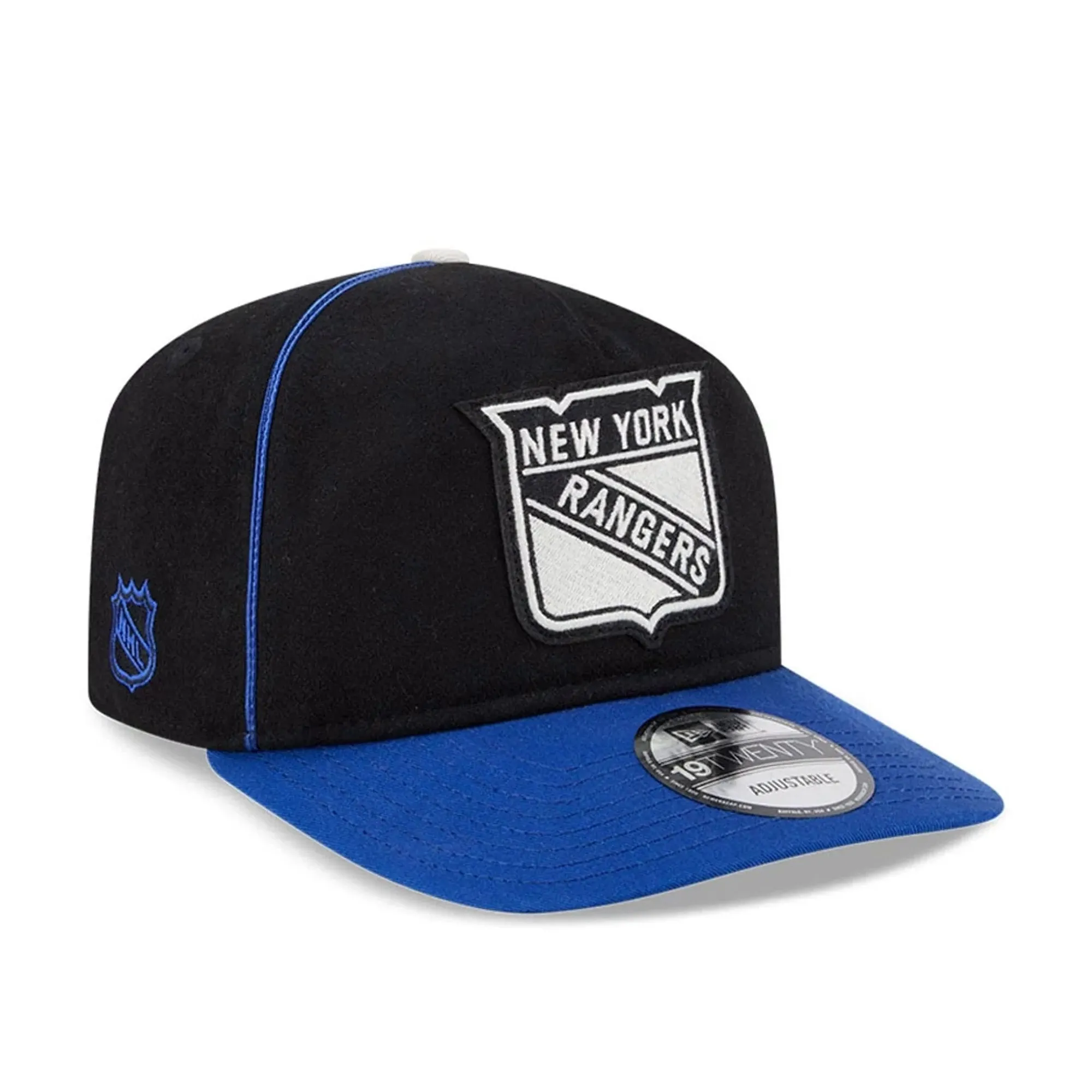 New York Rangers NHL Felt Logo Blue 19TWENTY Adjustable Cap New Era Cap adult unisex