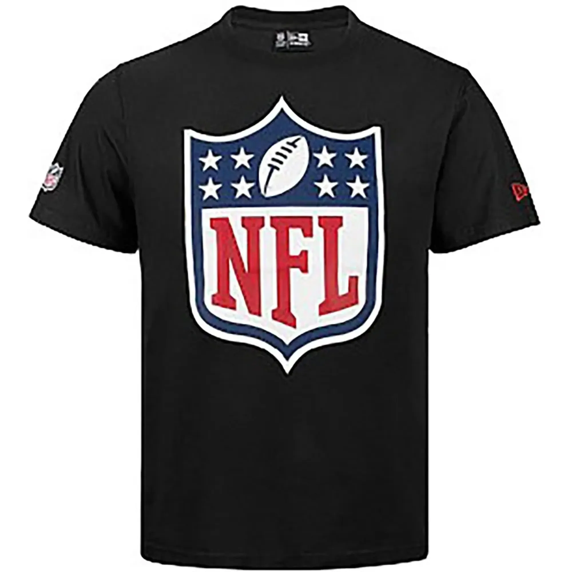 NFL Shield Logo NFL Black T-Shirt New Era Cap adult unisex