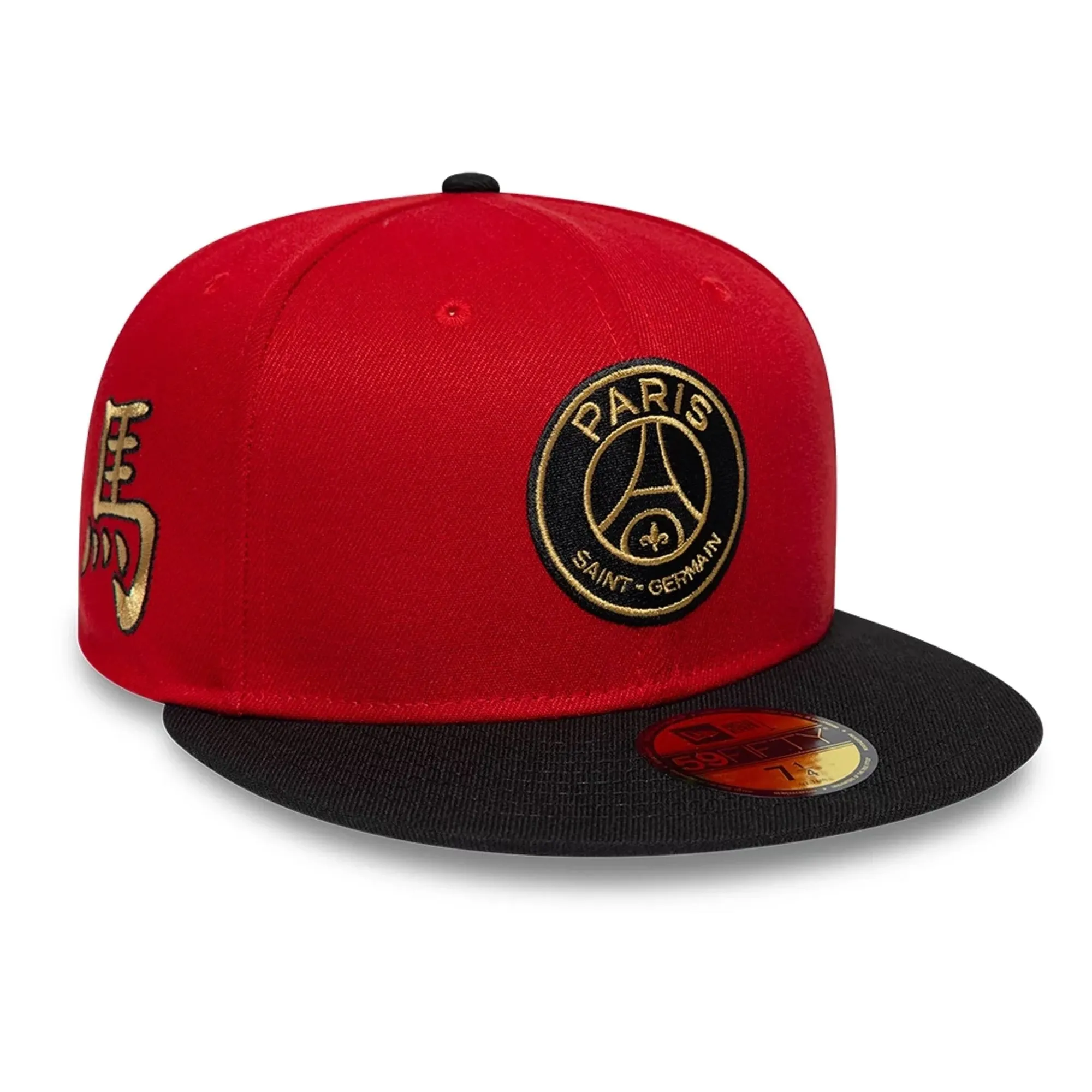 Paris Saint Germain Chinese New Year Red 59FIFTY Fitted Cap New Era Cap adult unisex