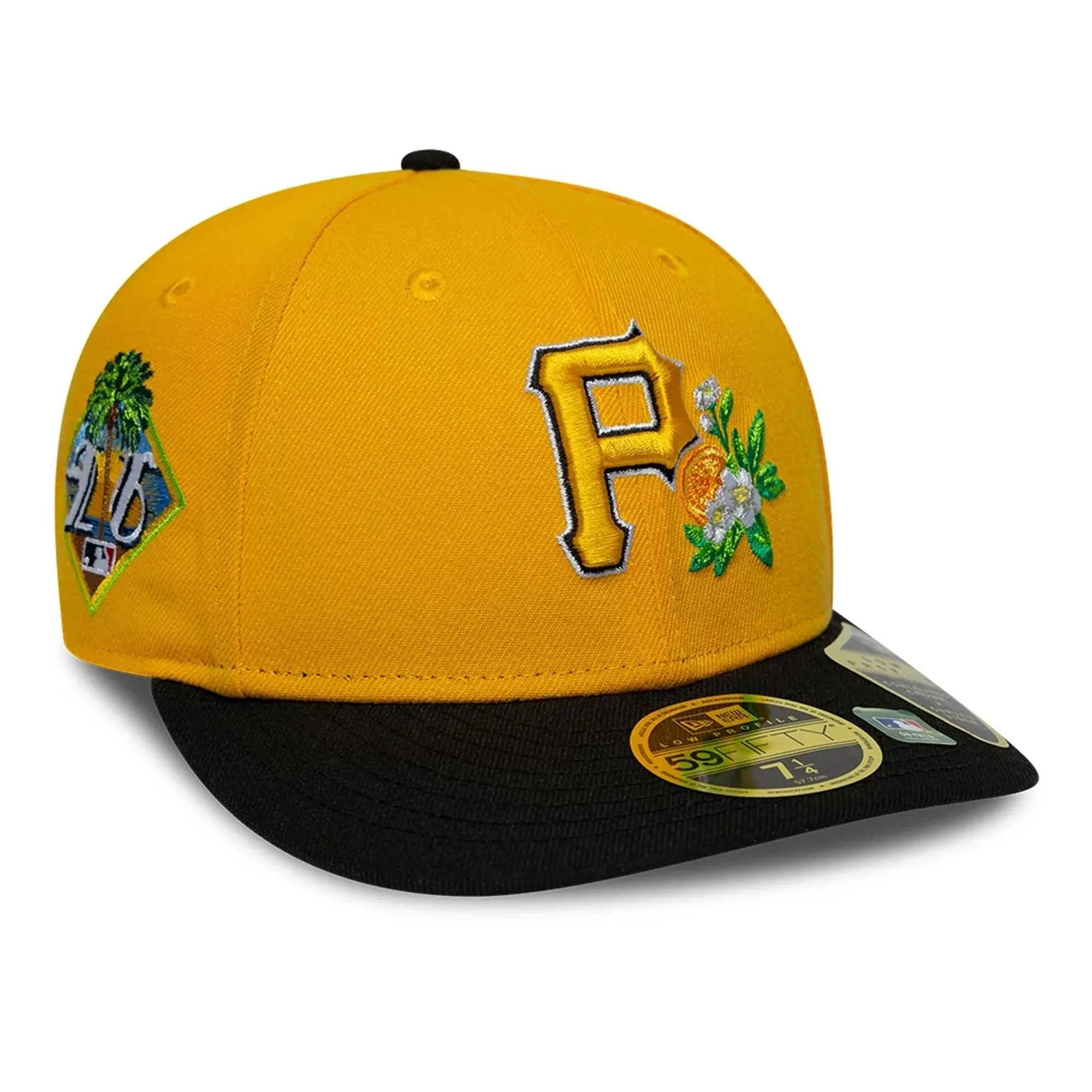 Pirates MLB Spring Training 2026 Yellow Low Profile 59FIFTY Fitted Cap New Era Cap adult unisex