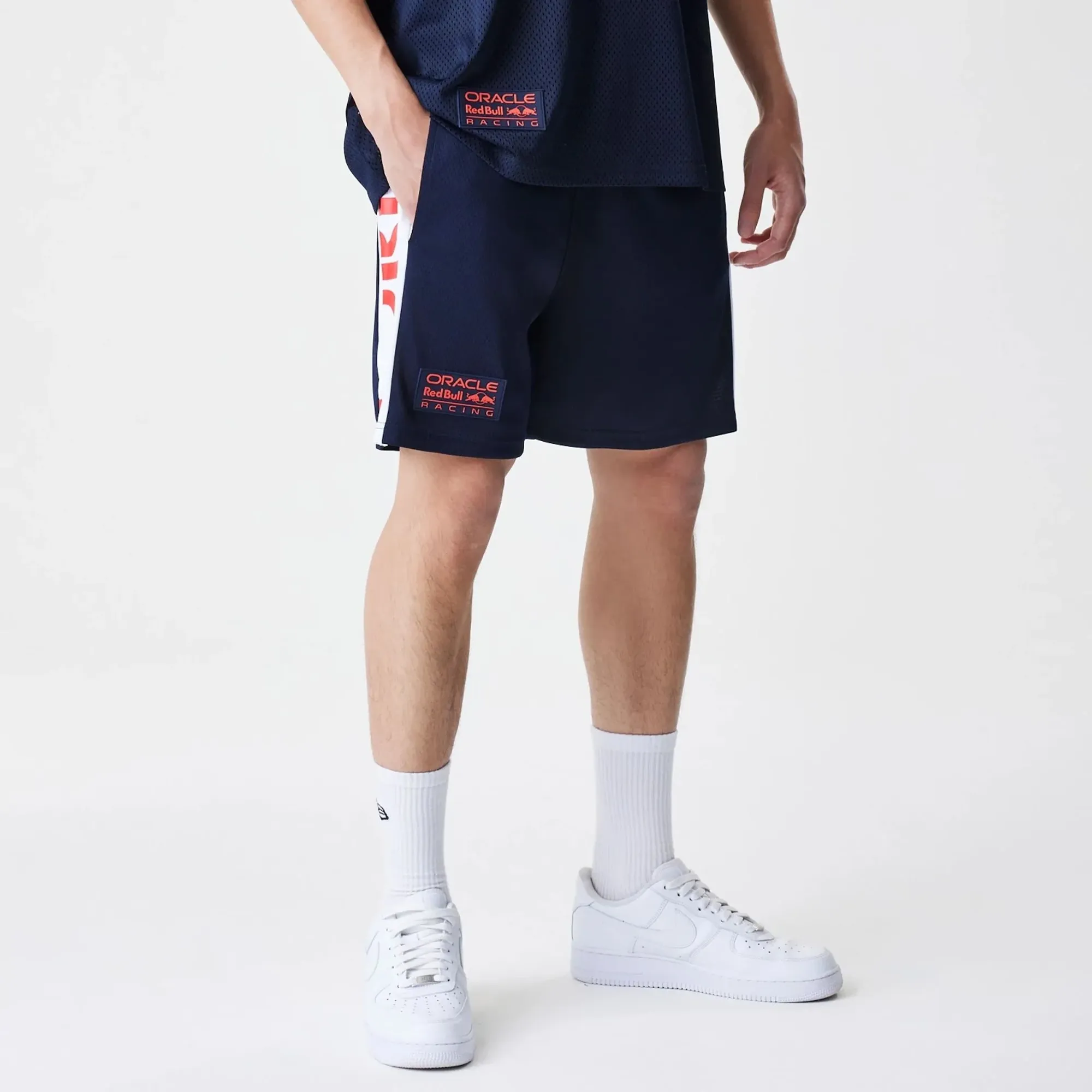 Red Bull Racing Graphic Mesh Dark Blue Shorts New Era Cap adult unisex