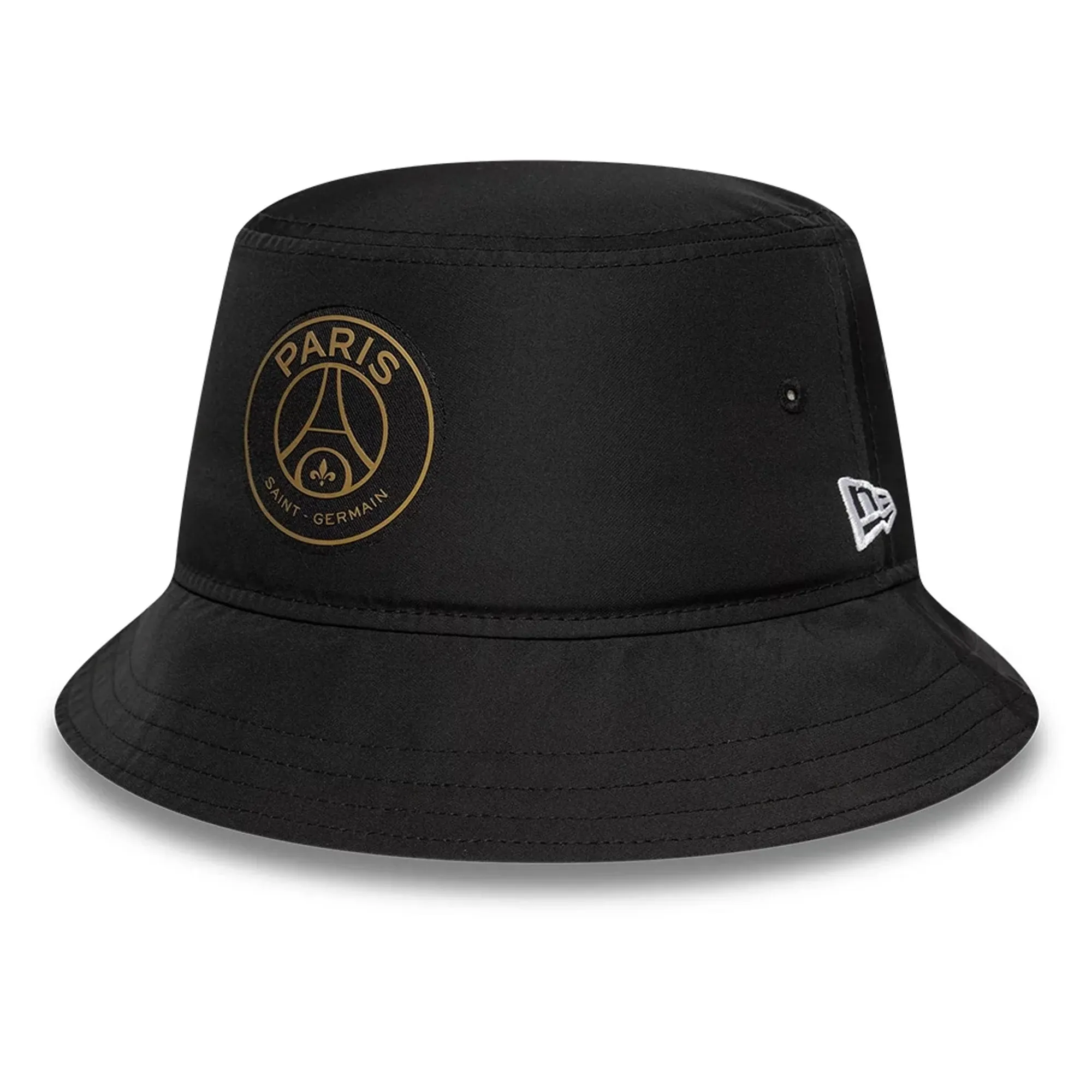 Paris Saint Germain Black Gold Bucket Hat New Era Cap adult unisex