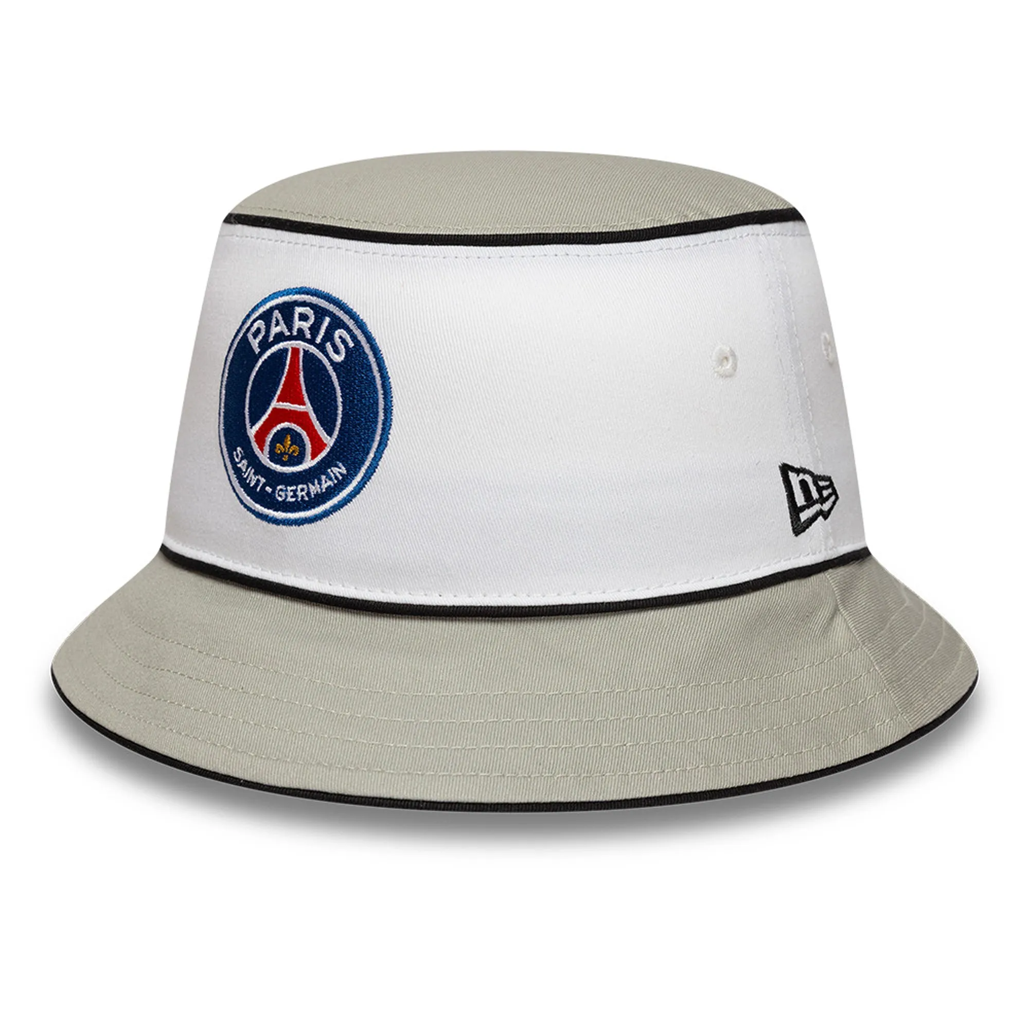 Paris Saint Germain Retro Grey Bucket Hat New Era Cap adult unisex