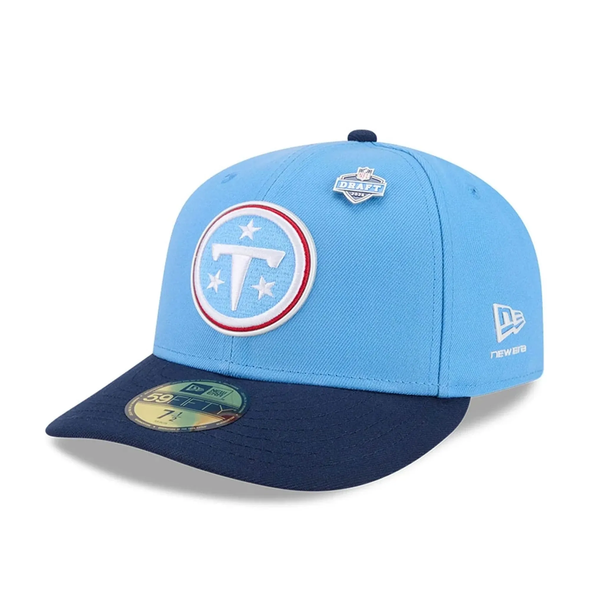 Tennessee Titans NFL Draft 2026 Blue 59FIFTY Fitted Cap New Era Cap adult unisex