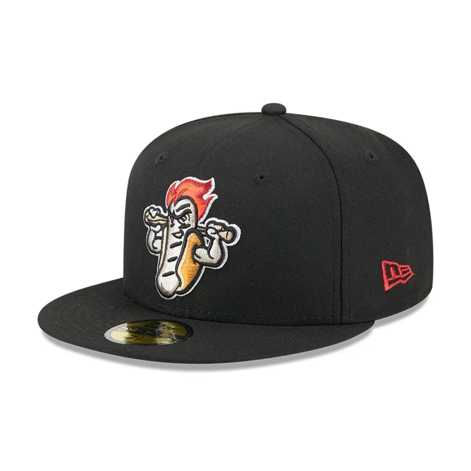 Rochester Red Wings MiLB Theme Night Black 59FIFTY Fitted Cap New Era Cap adult unisex