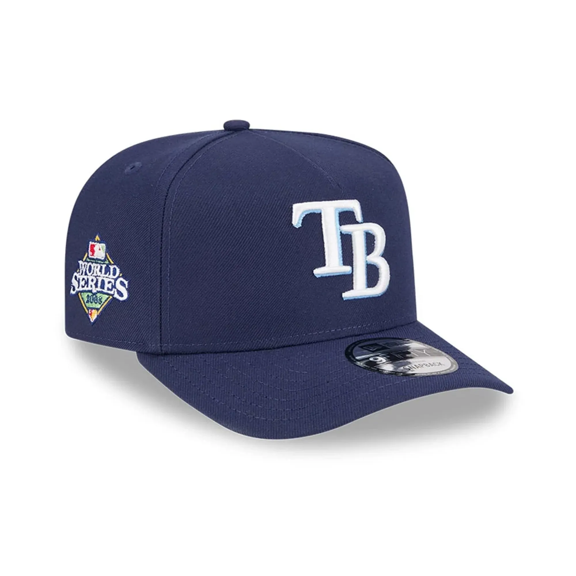 Tampa Bay Rays MLB Evergreen Navy 9FIFTY A-Frame Snapback Adjustable Cap New Era Cap adult unisex