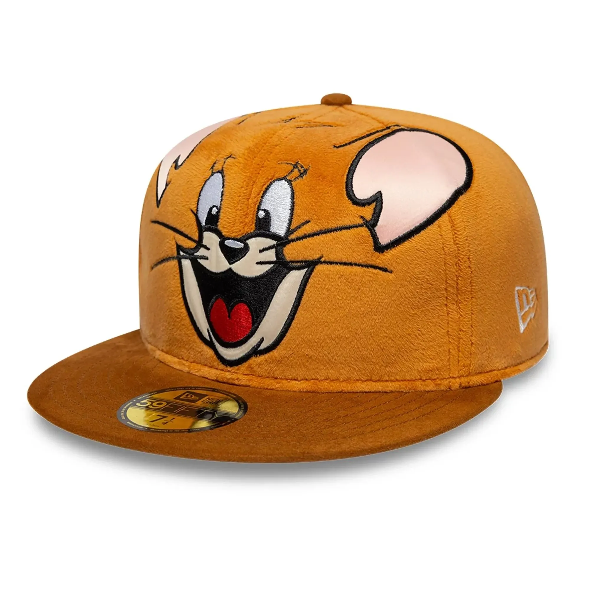 Tom & Jerry Warner Brothers Face Beige 59FIFTY Fitted Cap New Era Cap adult unisex