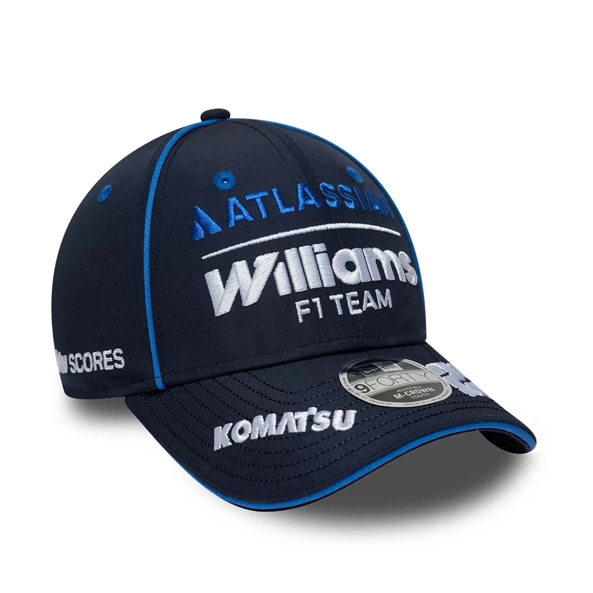 Youth Williams Alex Albon Navy 9FORTY M-Crown Adjustable Cap New Era Cap adult unisex