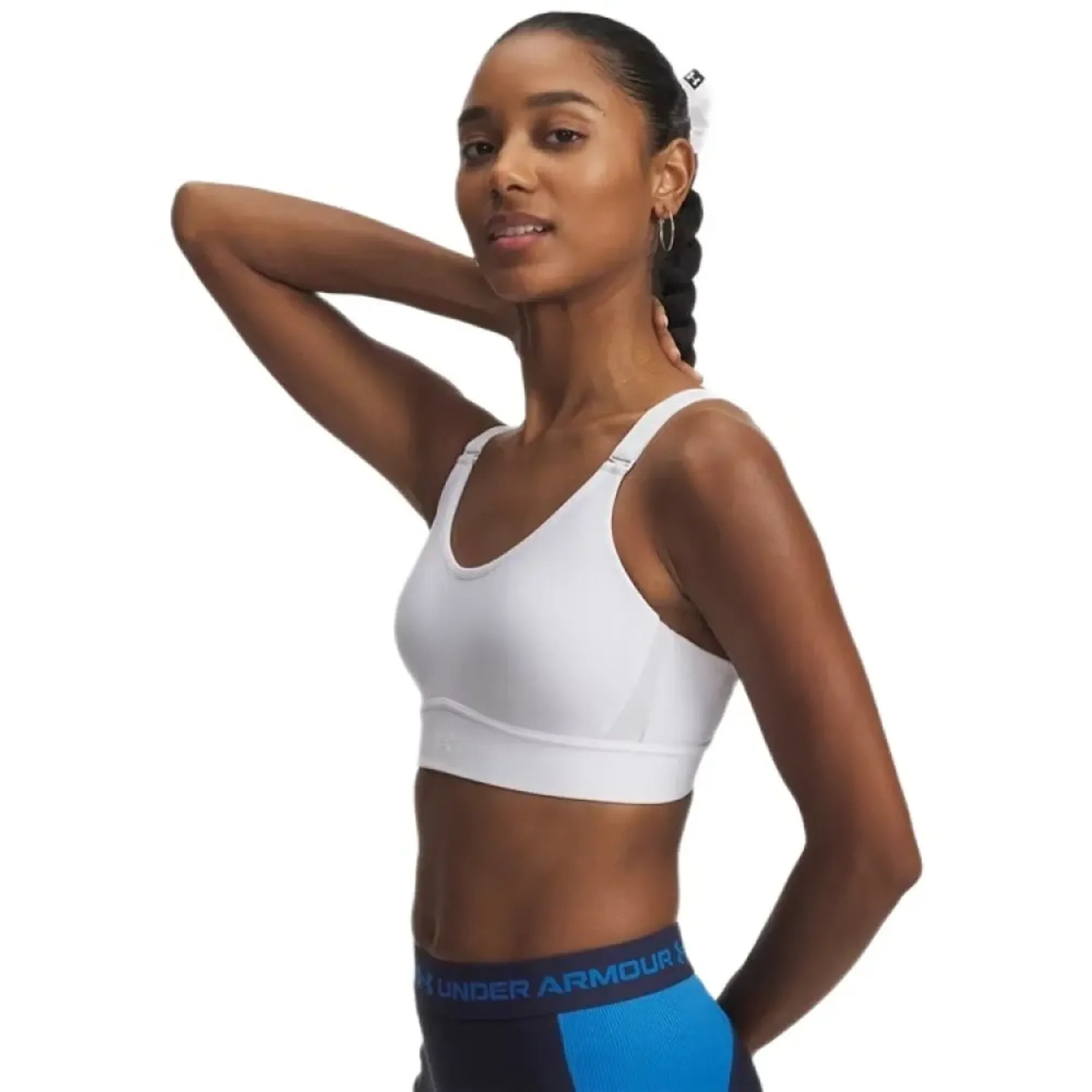 Under Armour Infinity 2.0 Women's Mid Sports Bra White / White XS A-C