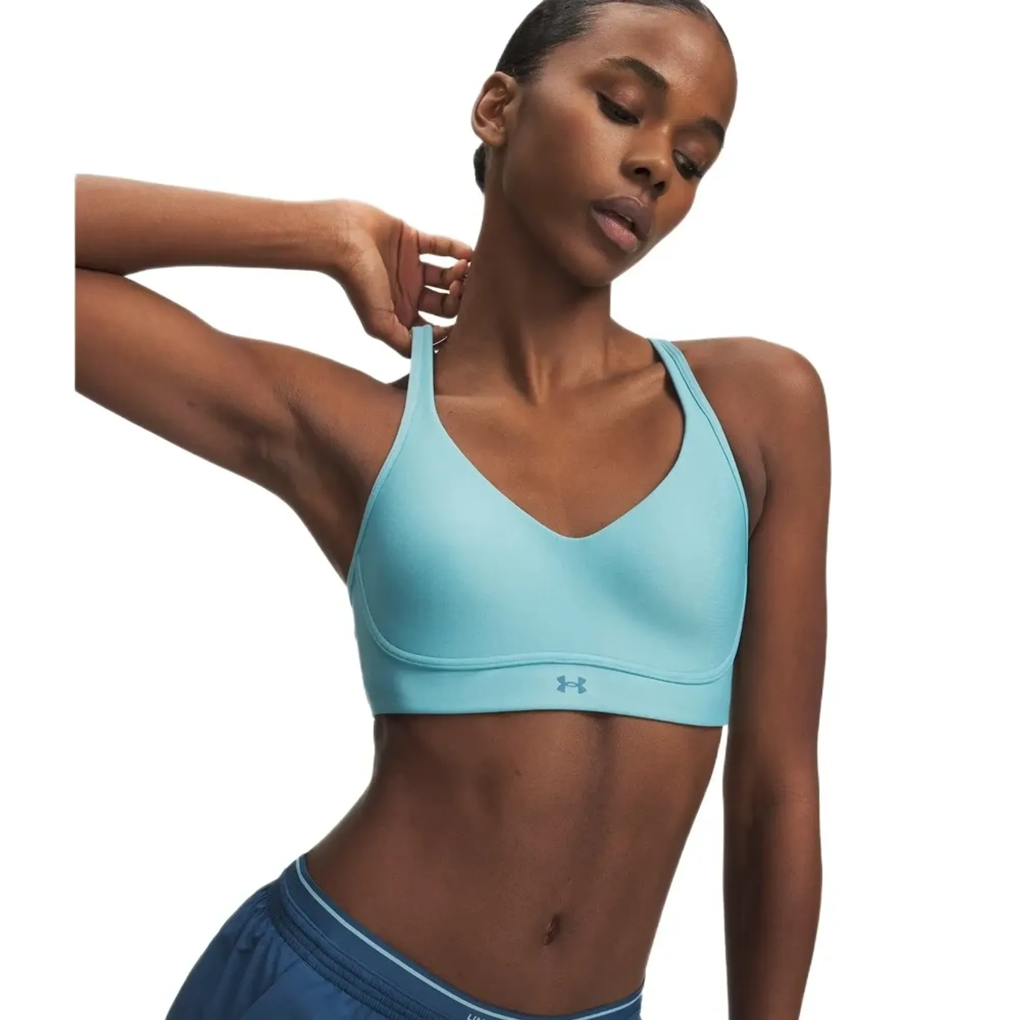 Under Armour Infinity 2.0 Low Women's Sports Bra Blue Haze / Boundless Blue L A-C