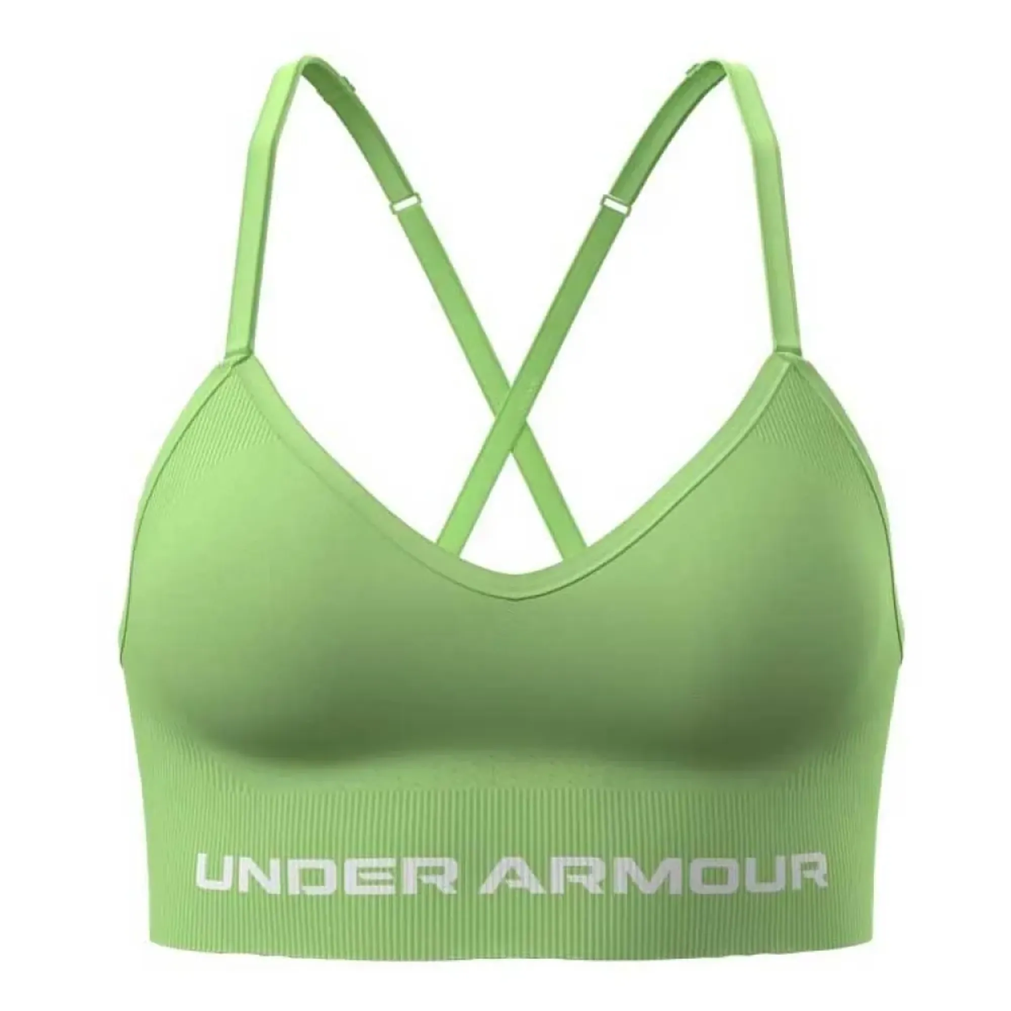 Under Armour Vanish Seamless Women's Low Sports Bra Lumos Lime / White L