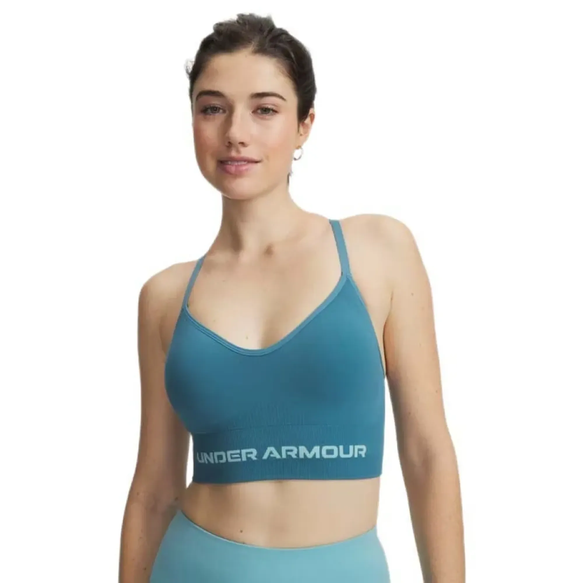 Under Armour Vanish Seamless Women's Low Sports Bra Boundless Blue / Blue Haze L