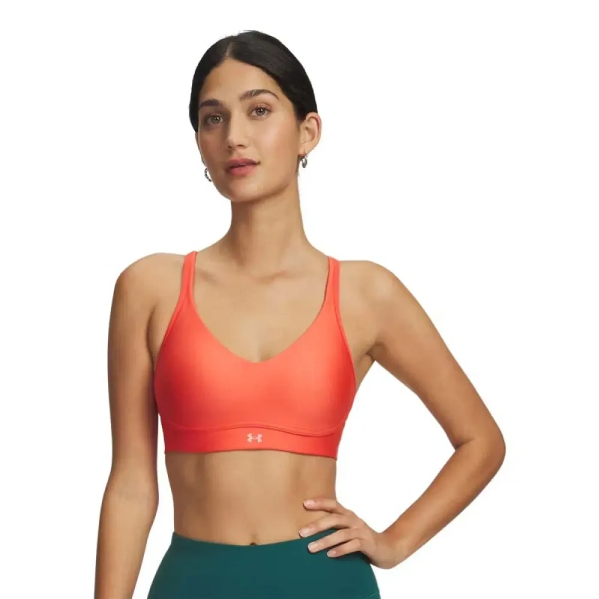 Under Armour Infinity 2.0 Low Women's Sports Bra Venom Red / Posh Pink L A-C