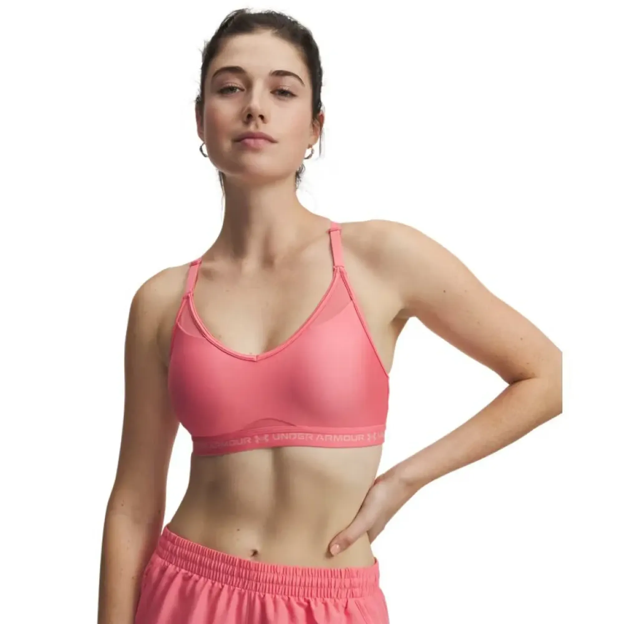 Under Armour  Crossback Low Women's Sports Bra Bittersweet Pink / Posh Pink L