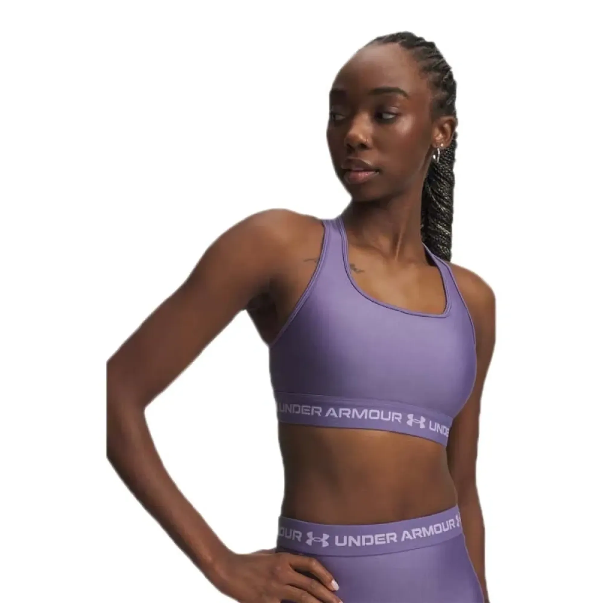Crossback Mid Women's Sports Bra Purple Luxe / Purple Crest L