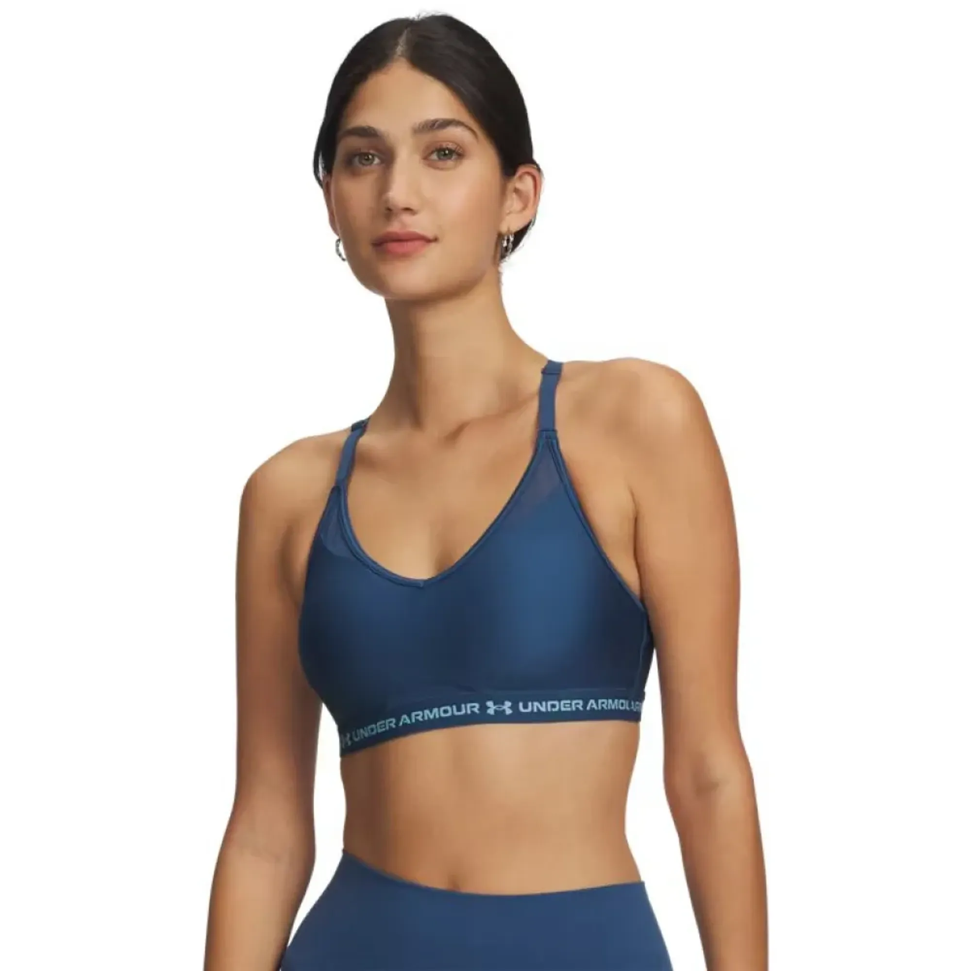 Under Armour Crossback Low Women's Sports Bra Wham Blue / Blue Haze L