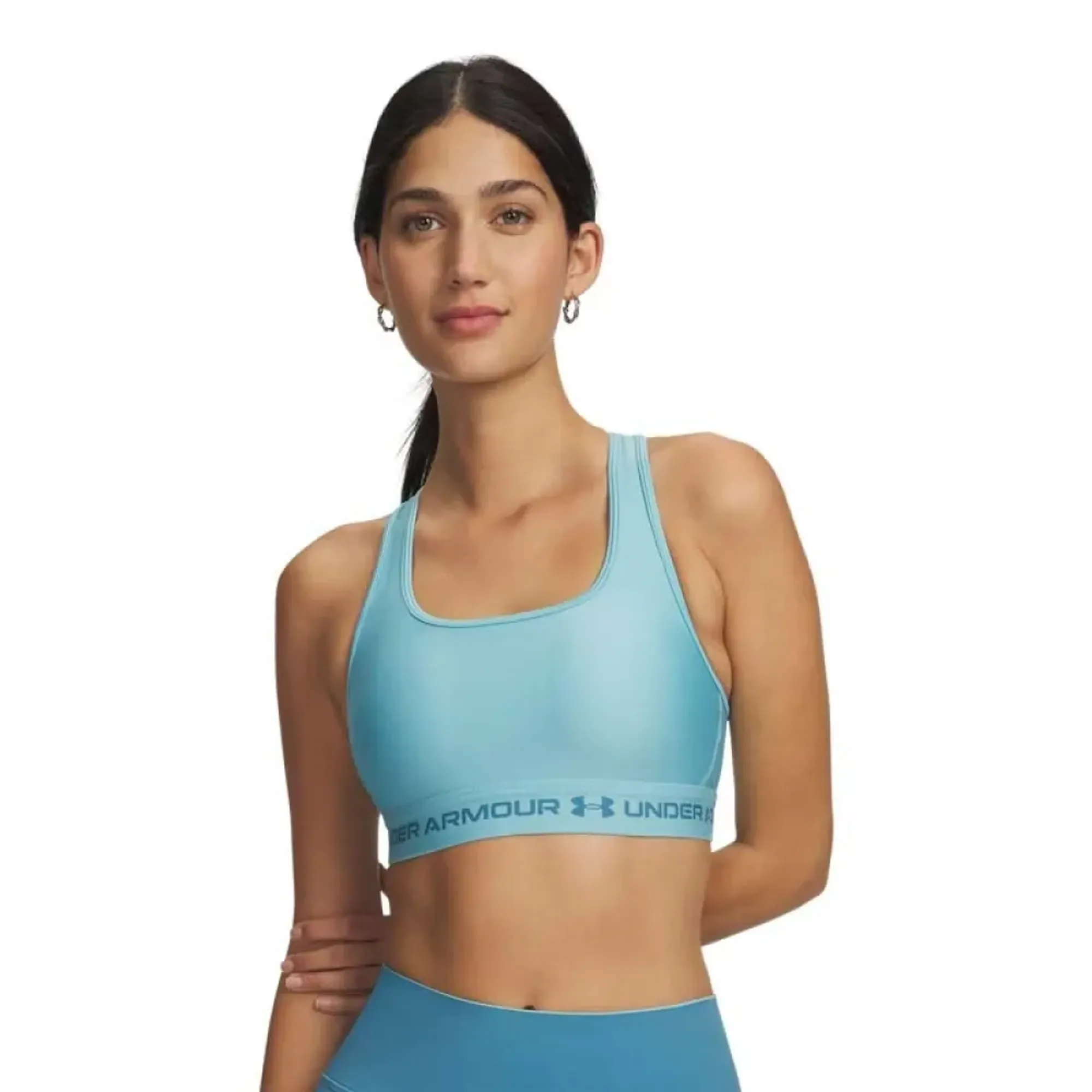 Crossback Mid Women's Sports Bra Blue Haze / Boundless Blue M