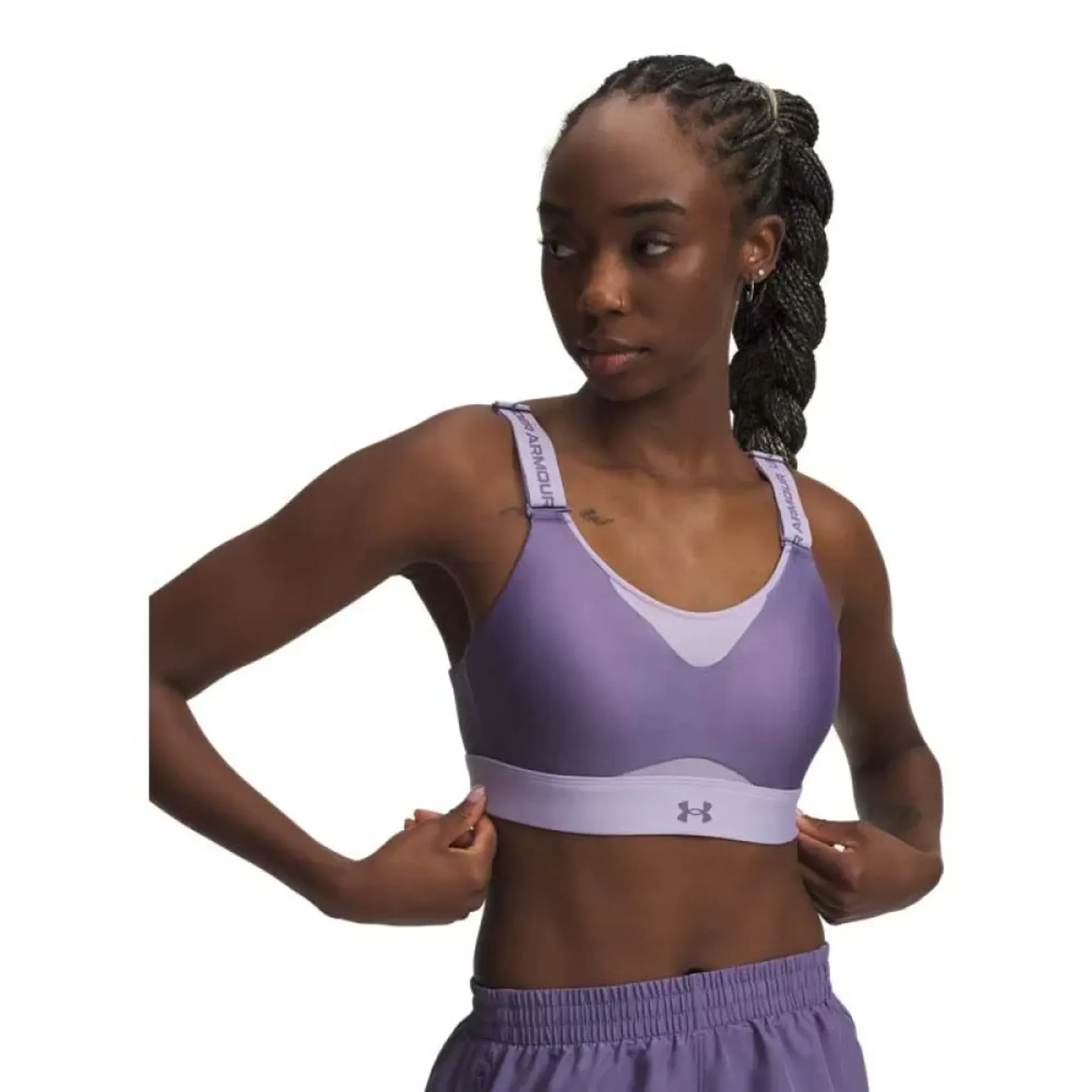 Under Armour  Infinity 2.0 High Women's Sports Bra Purple Luxe / Purple Crest / Purple Luxe L A-C