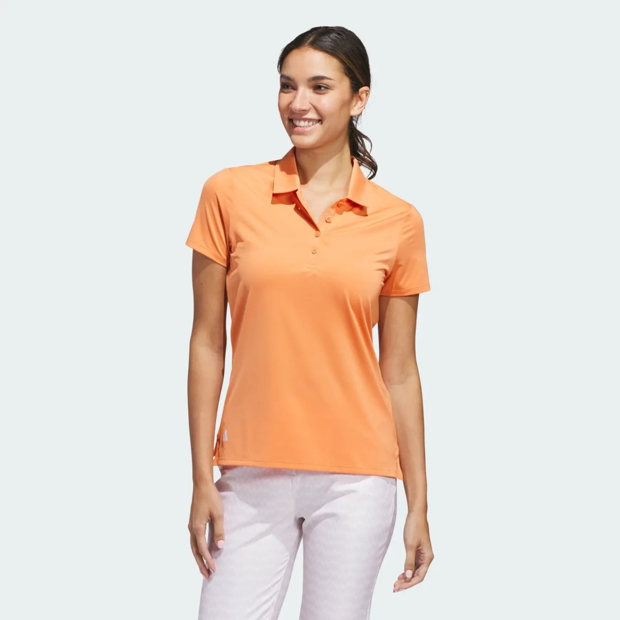 Manchester United x adidas Womens Golf Ultimate365 Polo Shirt Orange