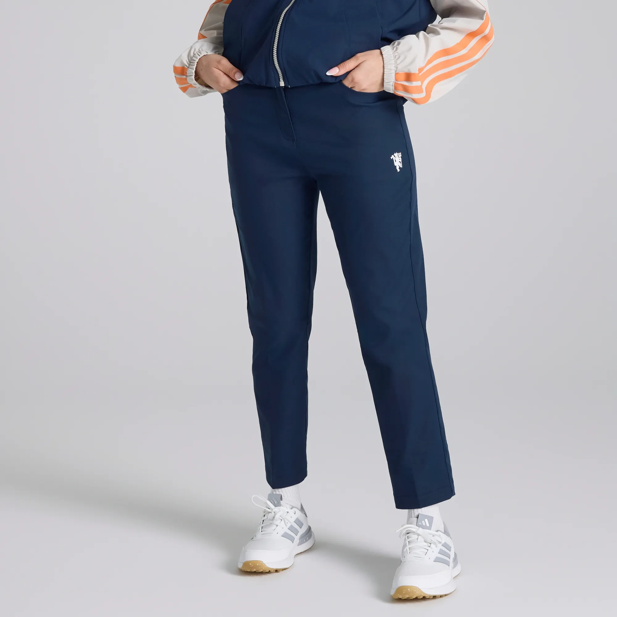 Manchester United x adidas Womens Golf Ultimate365 Ankle Pants Navy