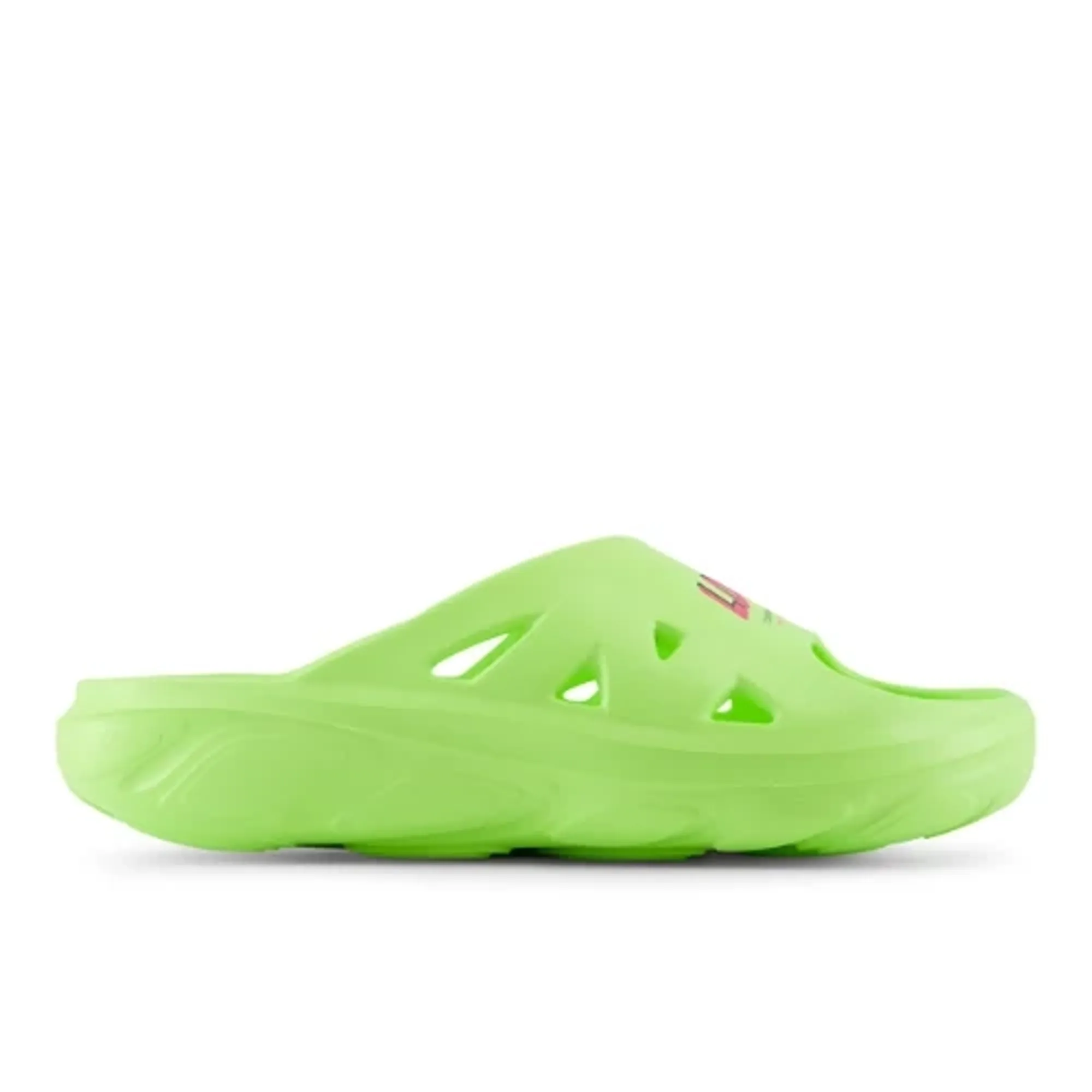 New Balance Men's TCS London Marathon Fresh Foam RCVRY in Green/Pink Eva Foam