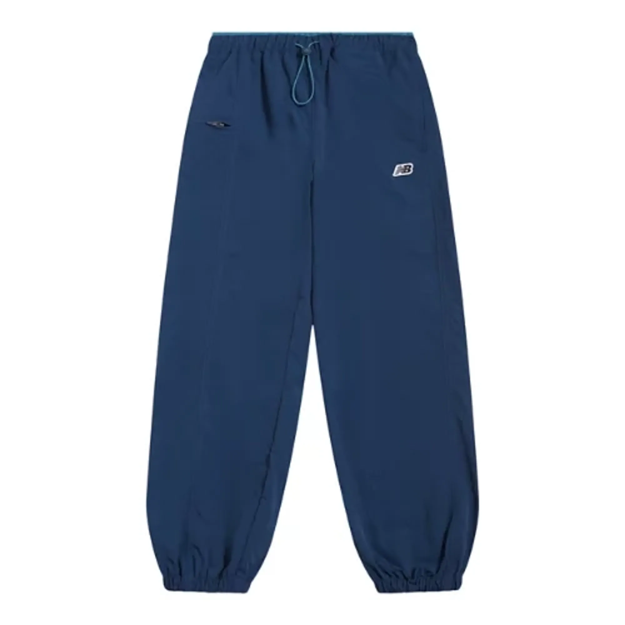 New Balance Boys Premium Paneled Parachute Trouser in Blue Nylon