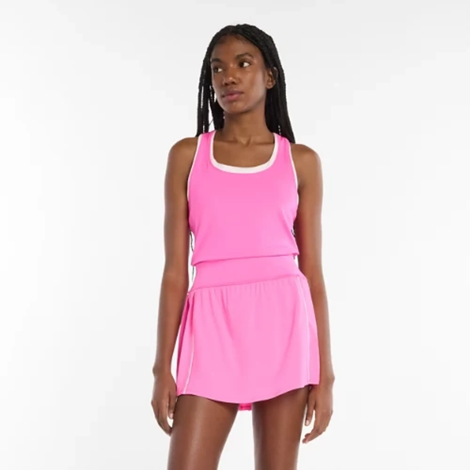 New Balance Women's Tournament Novelty Skort in Pink Polywoven