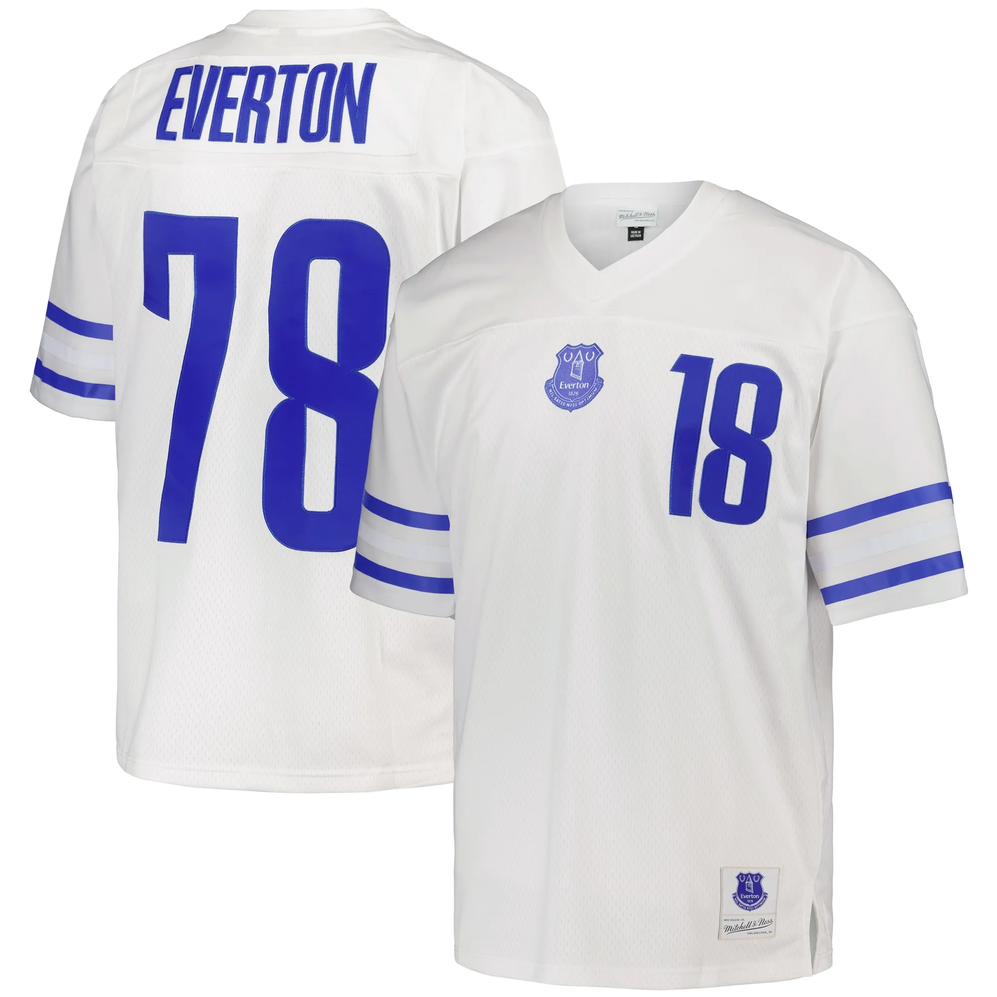 Everton x Mitchell & Ness American Football Legacy Jersey - White - Unisex