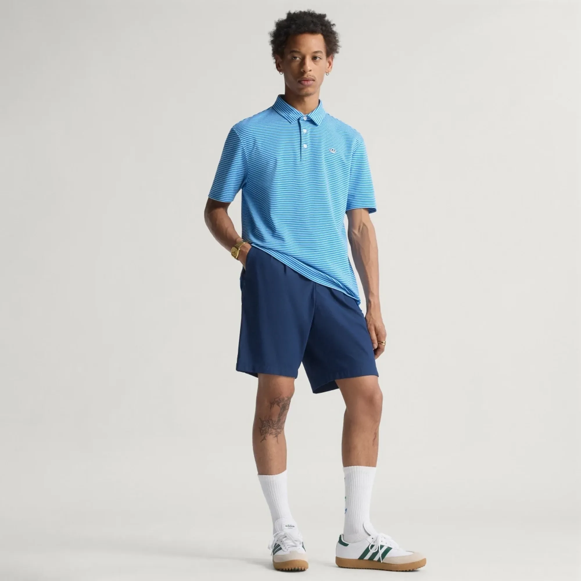 adidas Originals Stripe Pique Polo