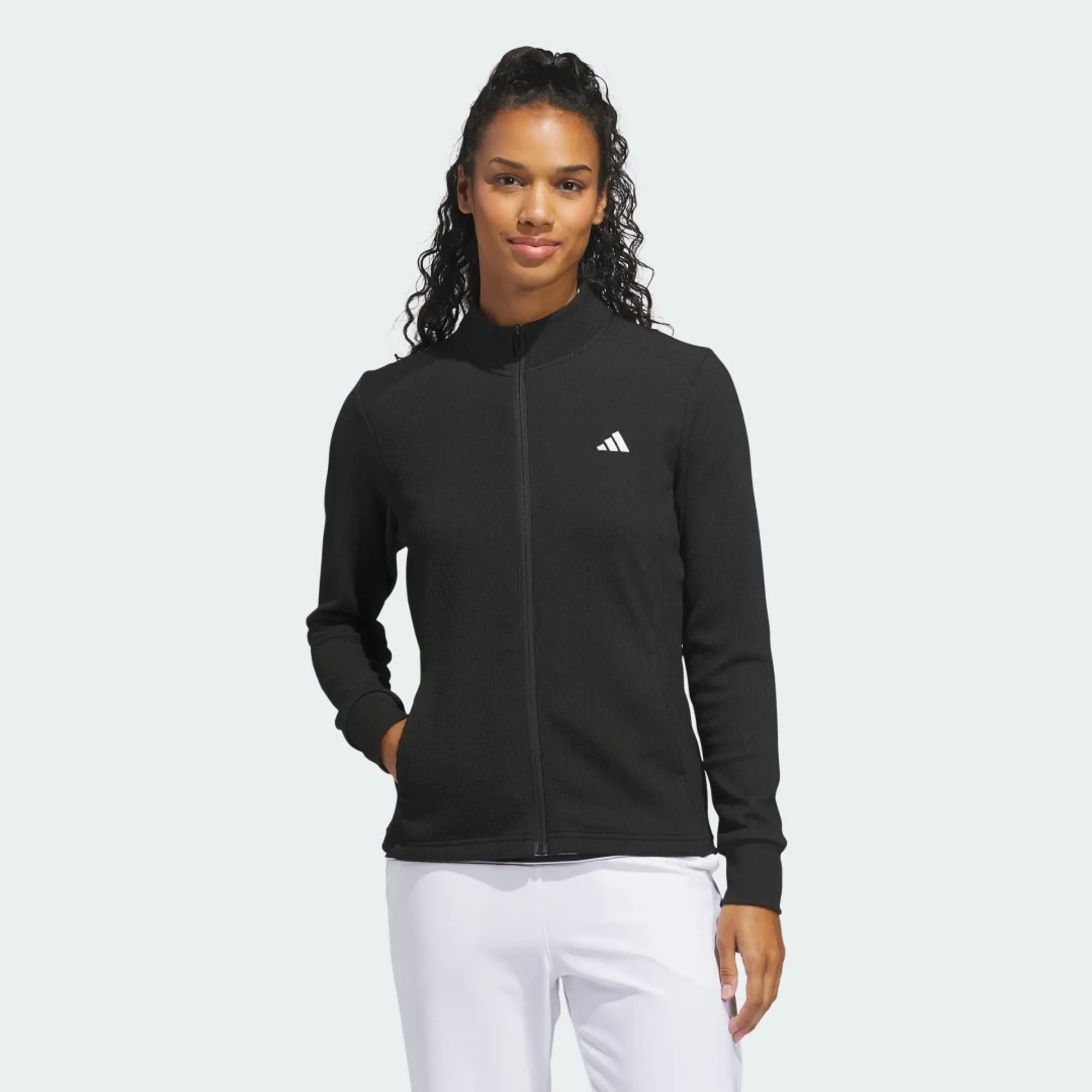 adidas PERFORMANCE TEXTURE FULL ZIP JACKET