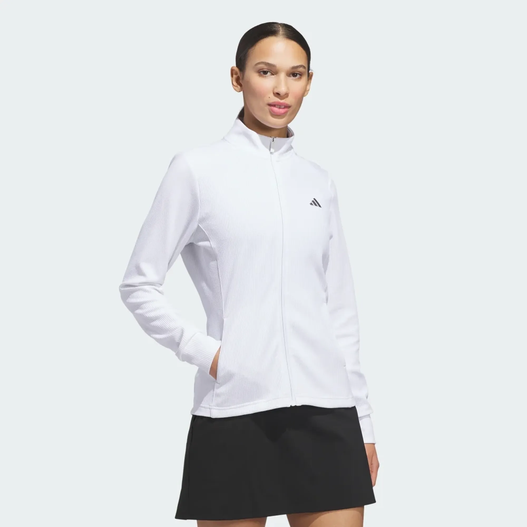 adidas PERFORMANCE TEXTURE FULL ZIP JACKET