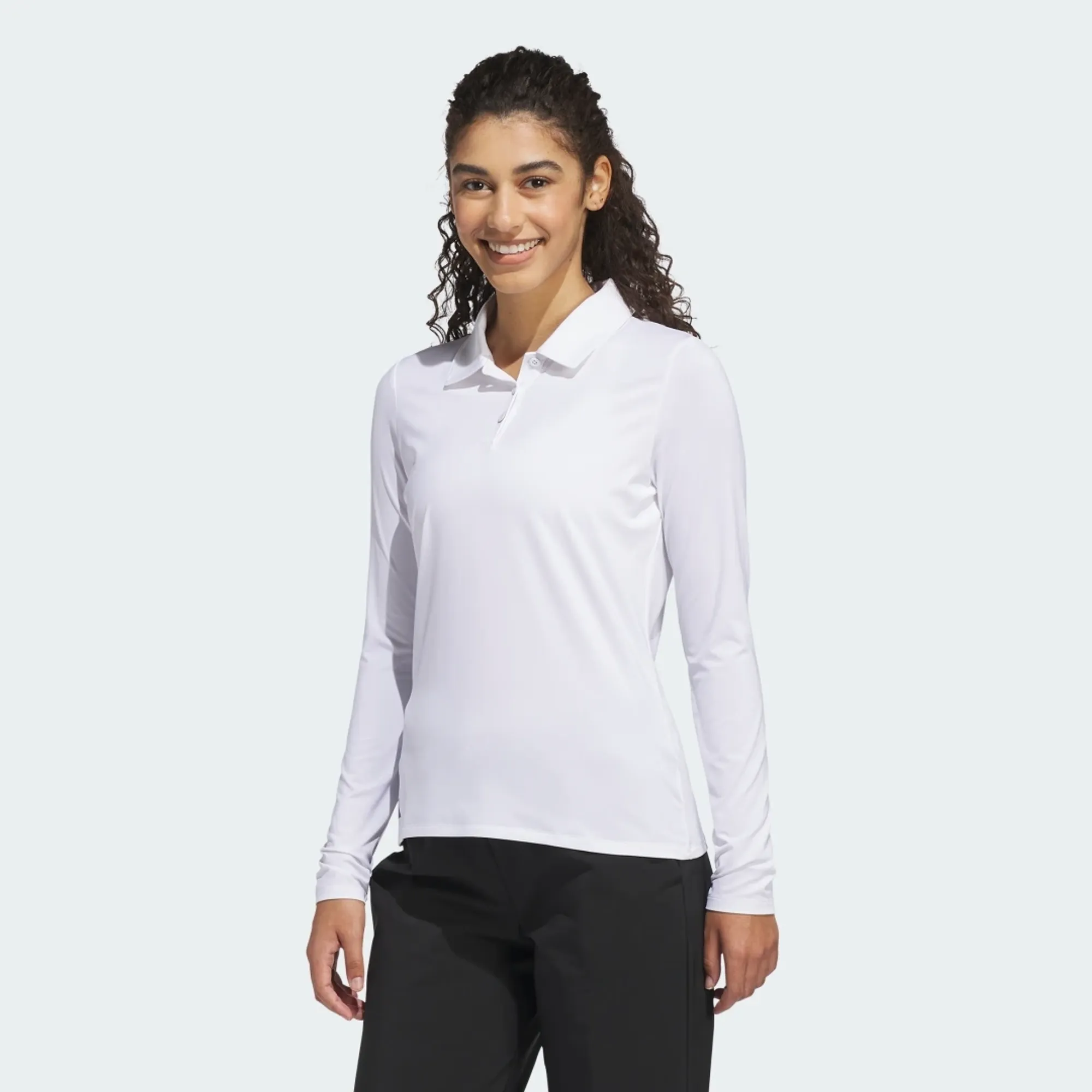 adidas PERFORMANCE LONG SLEEVE POLO SHIRT