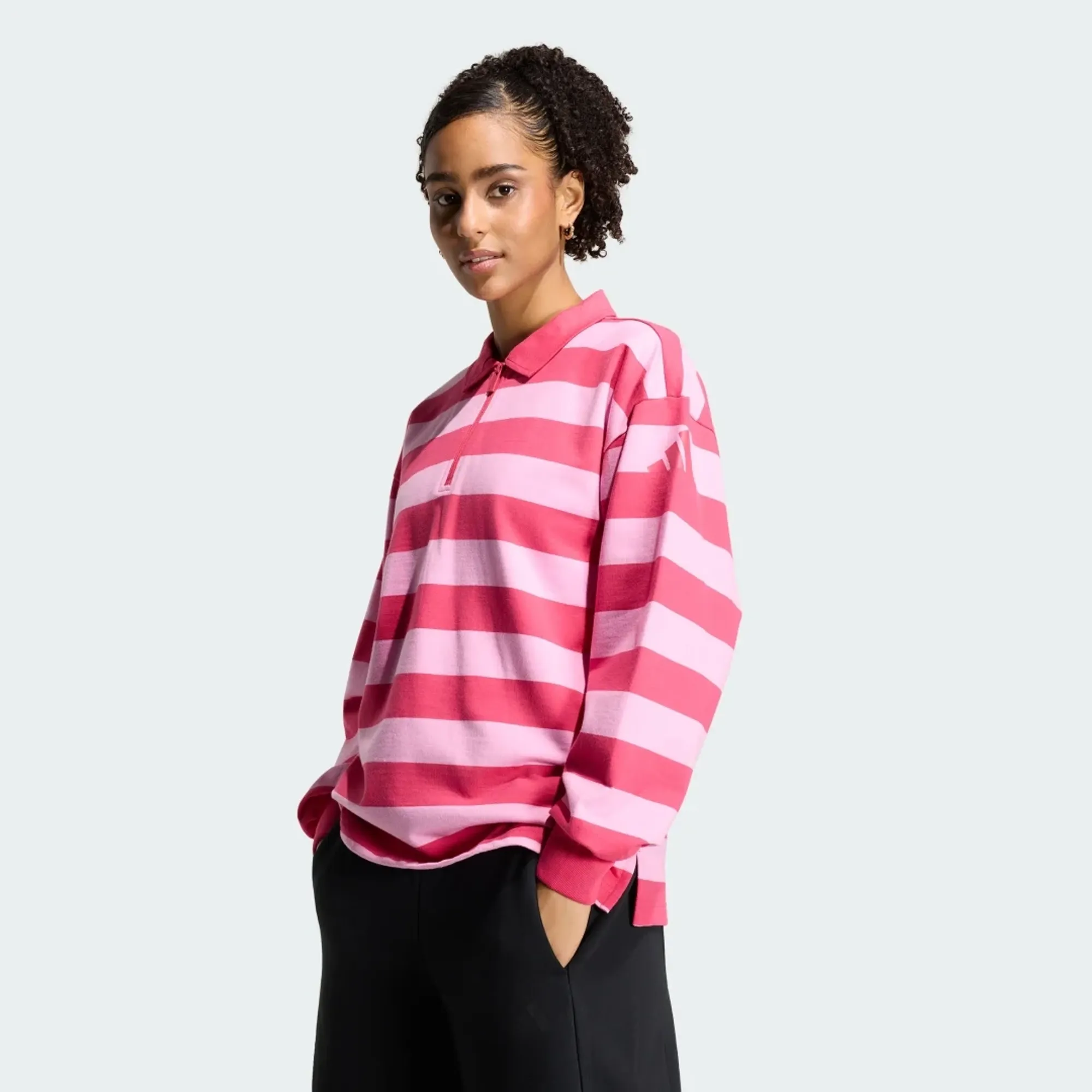 adidas Essentials Contemporary French Terry Longsleeve Polo