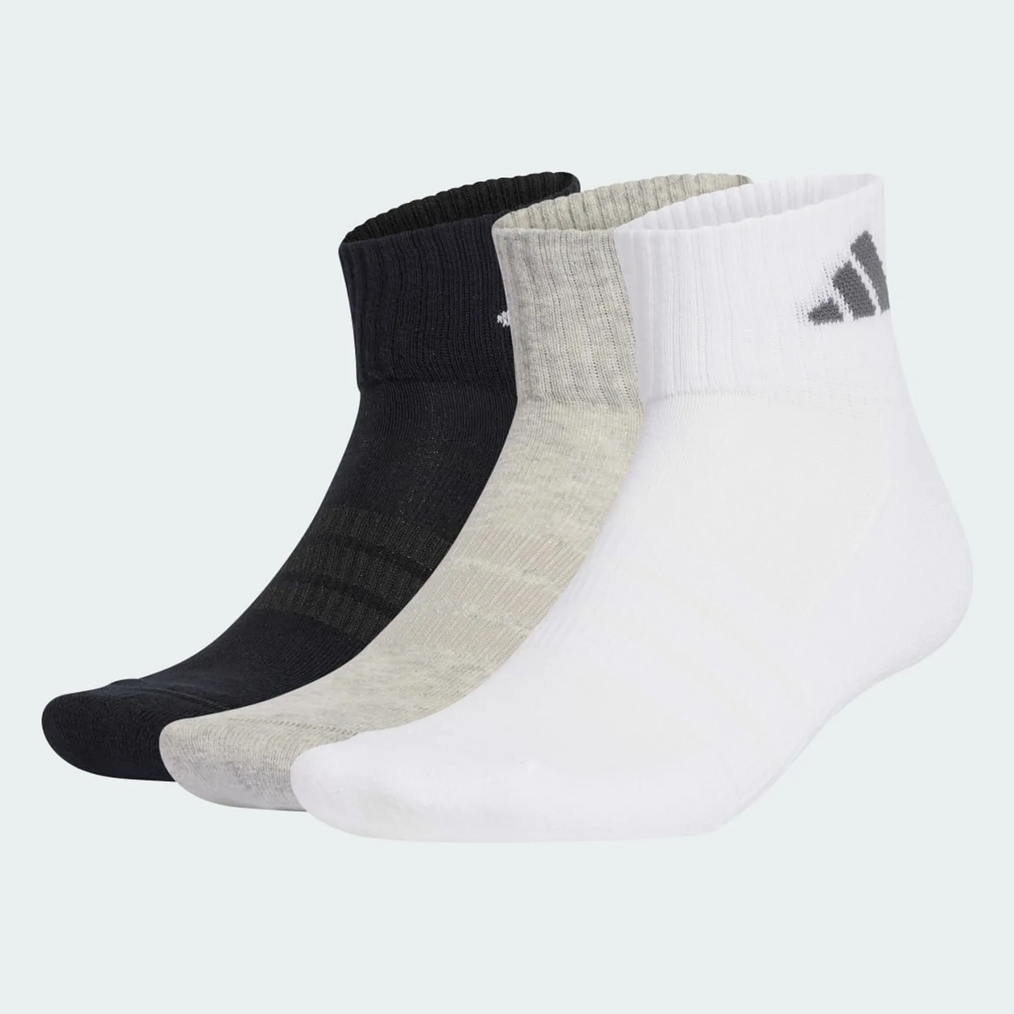 adidas CUSHIONED SPORTSWEAR ANKLE SOCKS 3 PAIR PACK