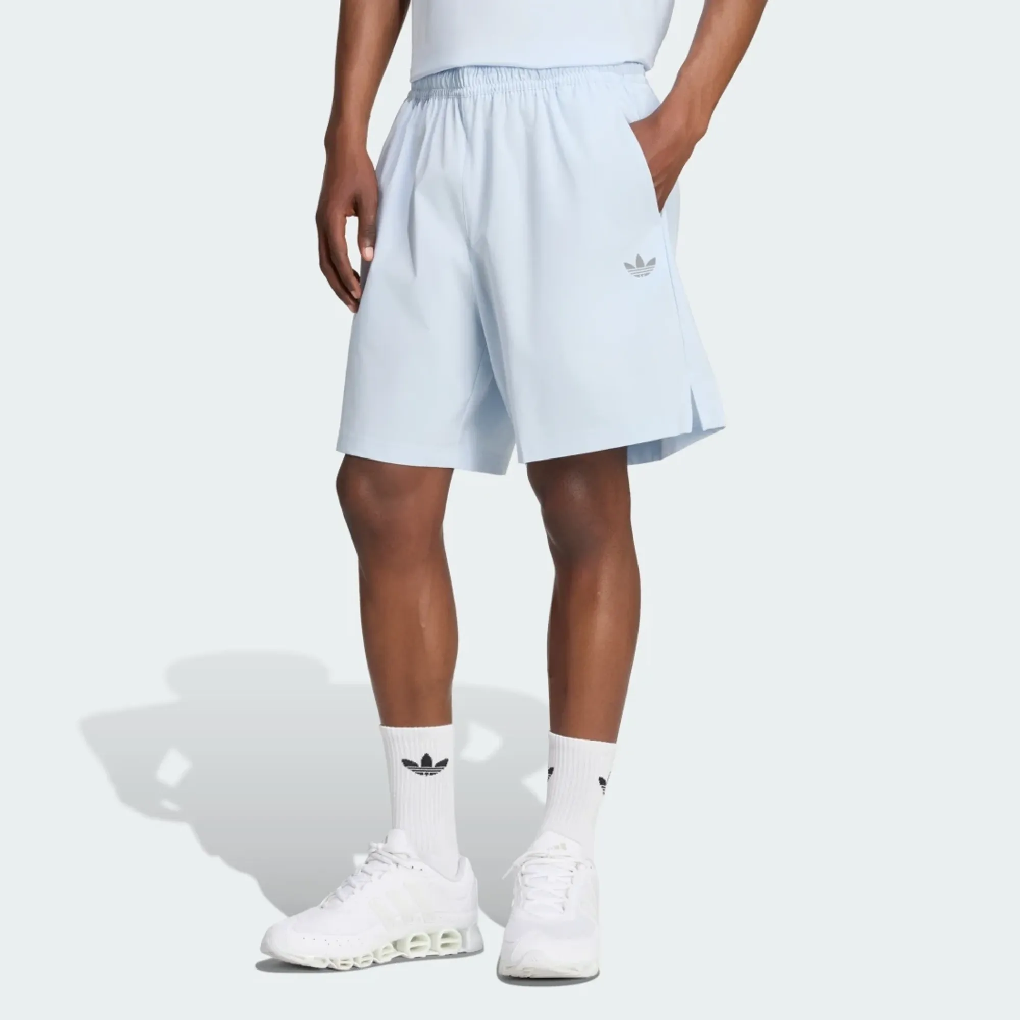 adidas TECH TREFOIL ESSENTIALS POLYESTER SHORTS
