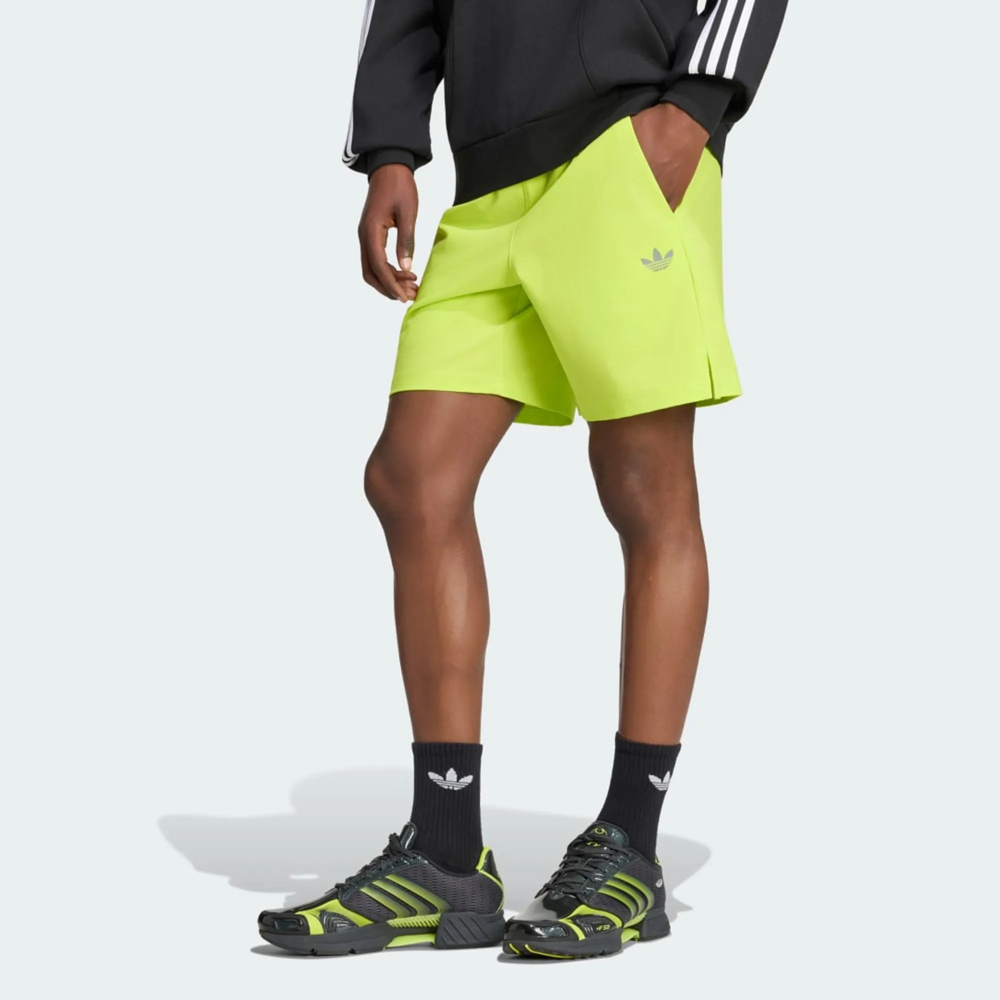 adidas TECH TREFOIL ESSENTIALS POLYESTER SHORTS
