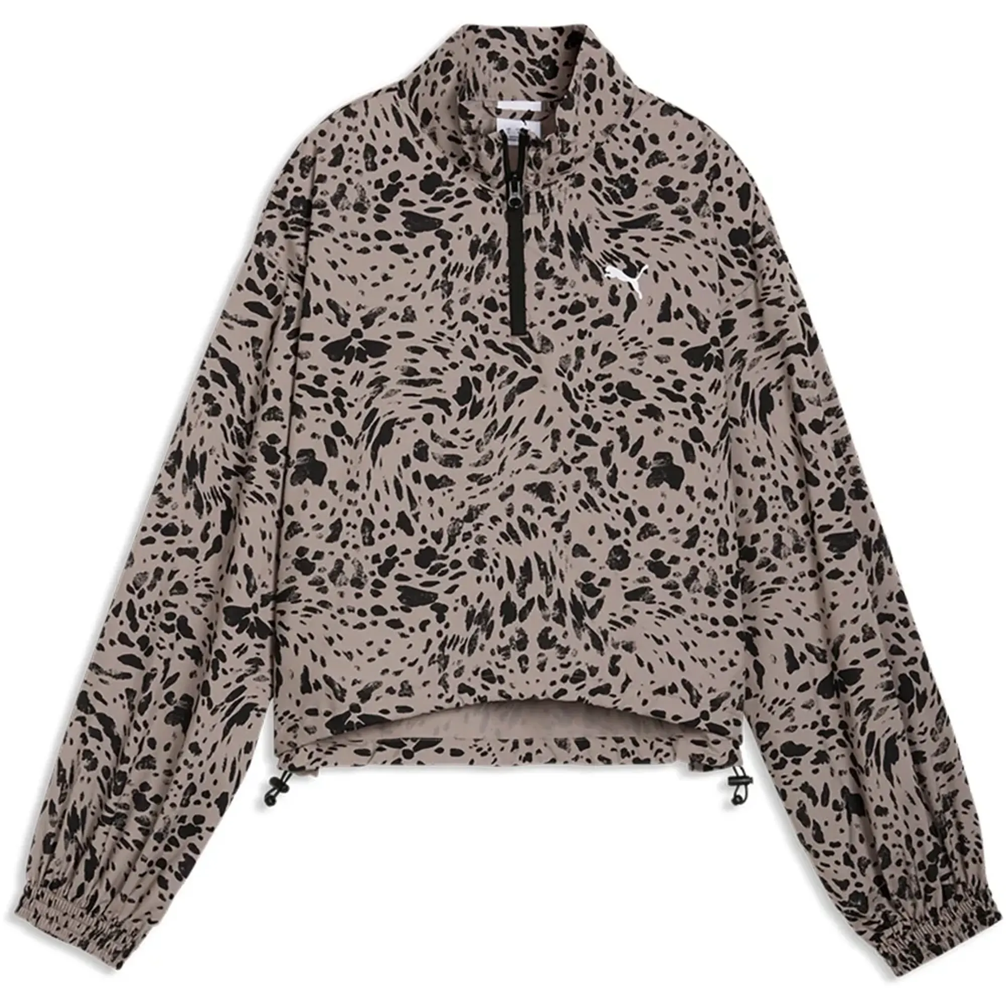 Puma Ess Graphic Animal Relaxed Fit Half Zip Sweatshirt