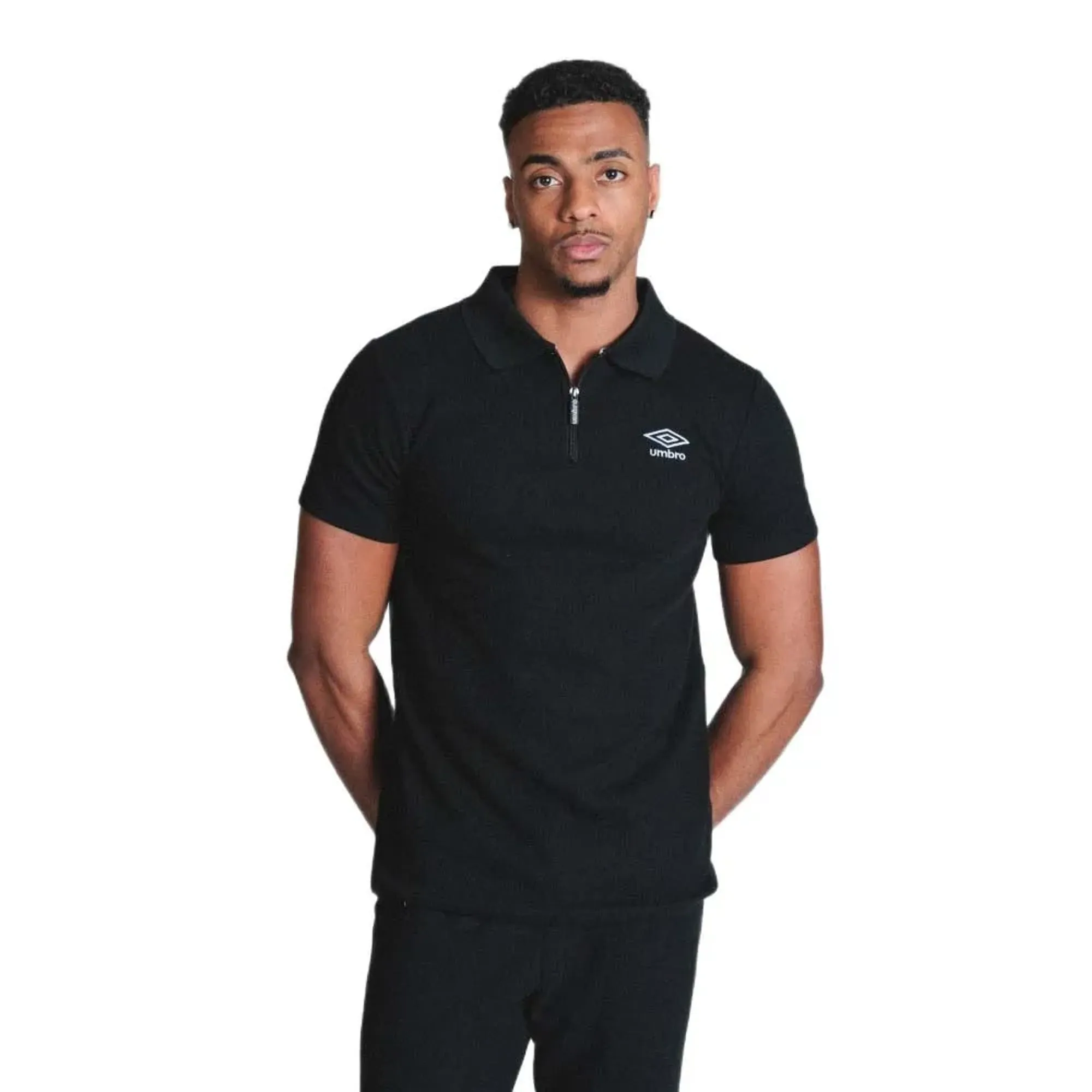 Umbro Waffle Short Sleeve Polo
