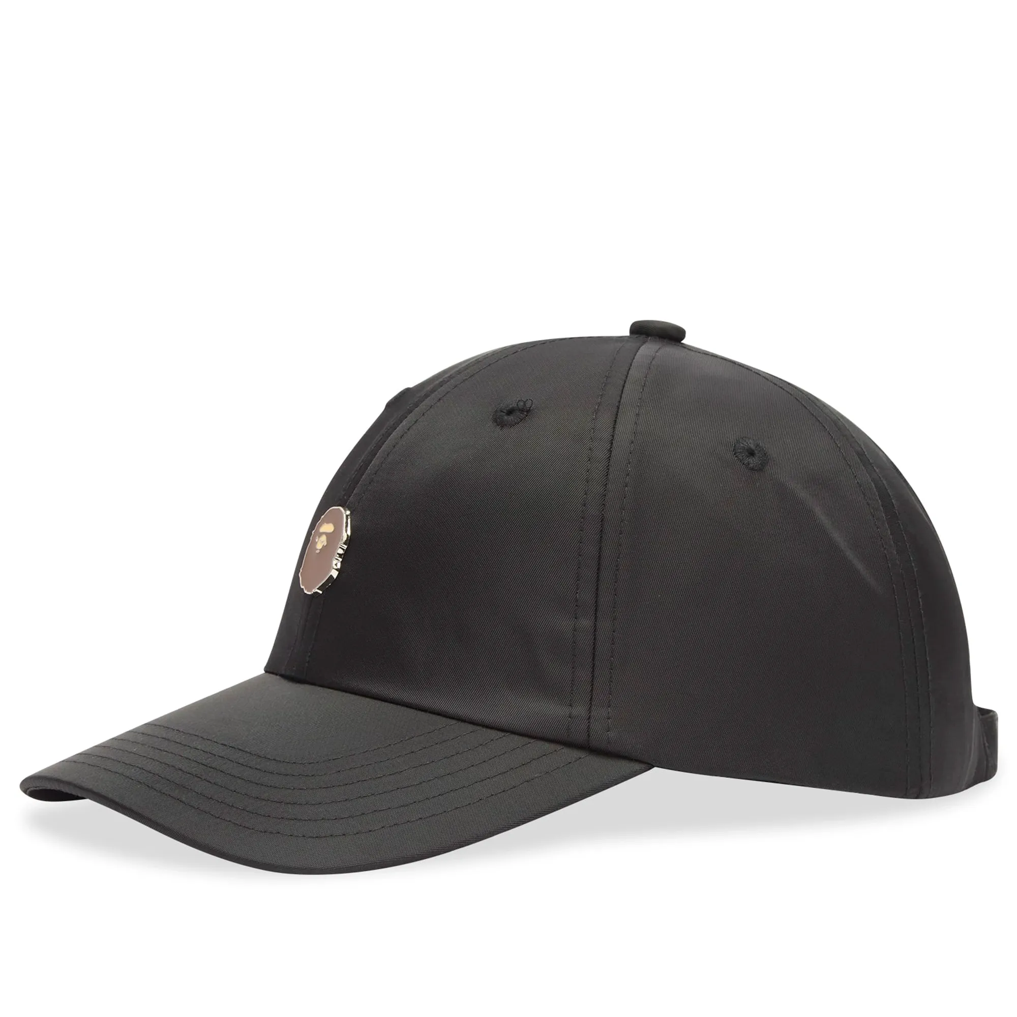 A Bathing Ape Men's One Point Panel Cap Black