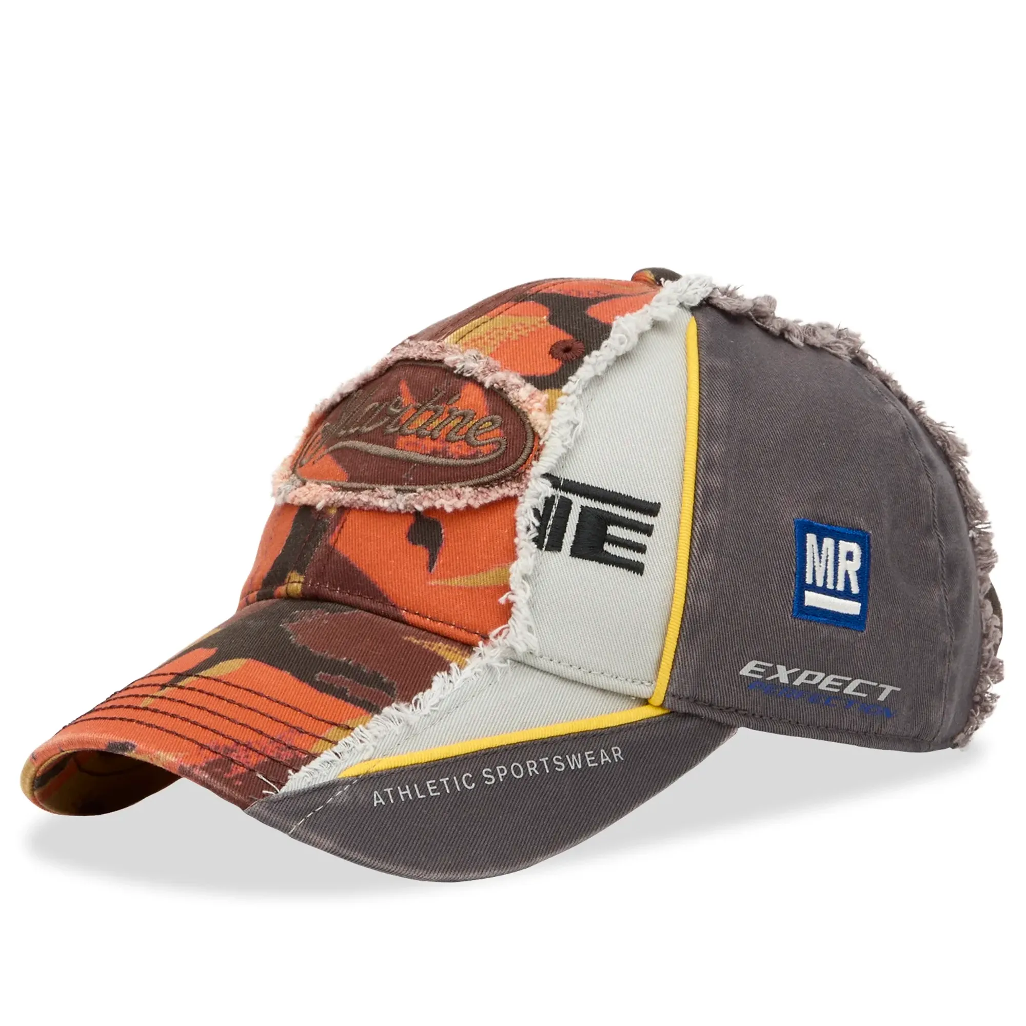 Martine Rose Women's Collage Cap Orange Camo