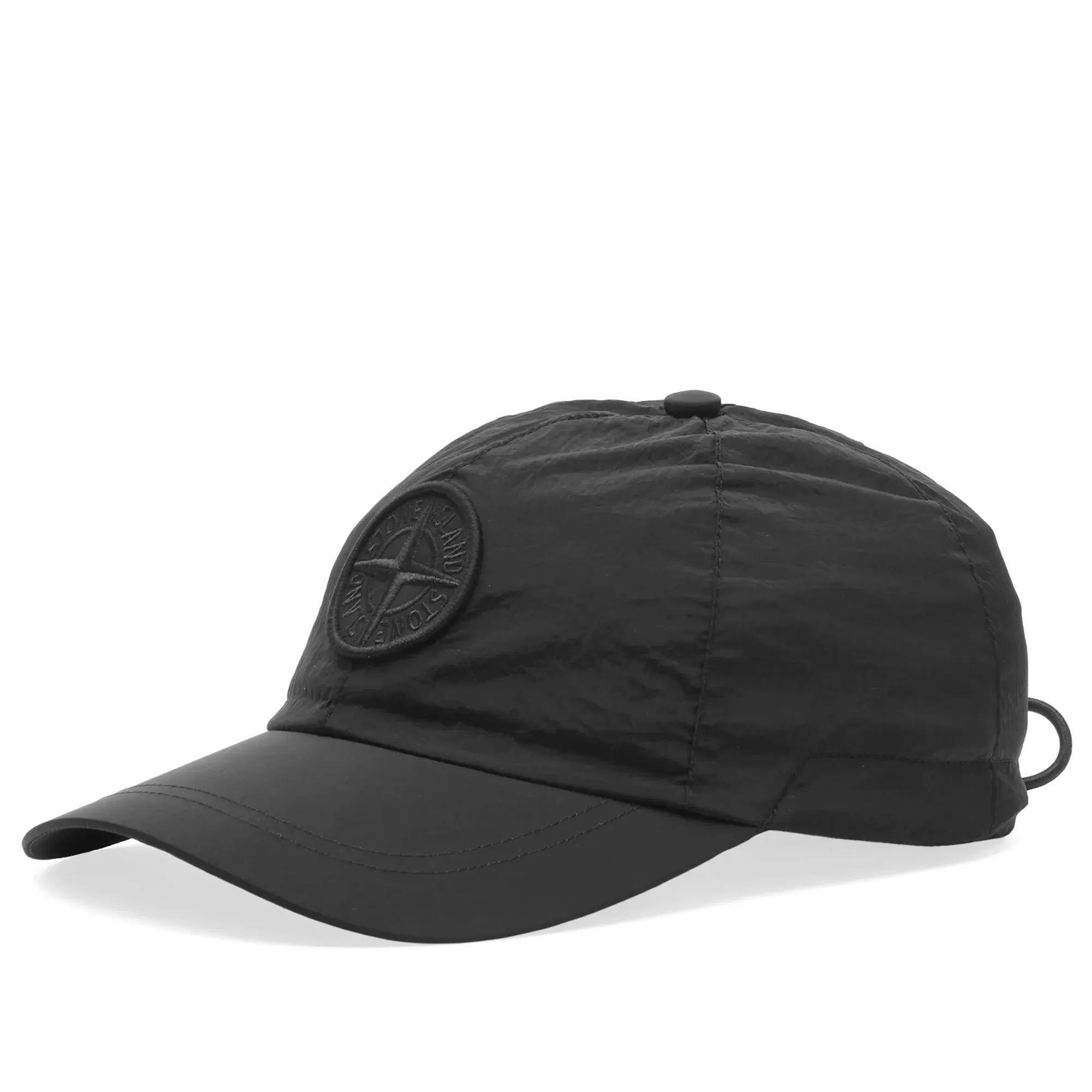 Stone Island Men's Nylon Metal Cap Black