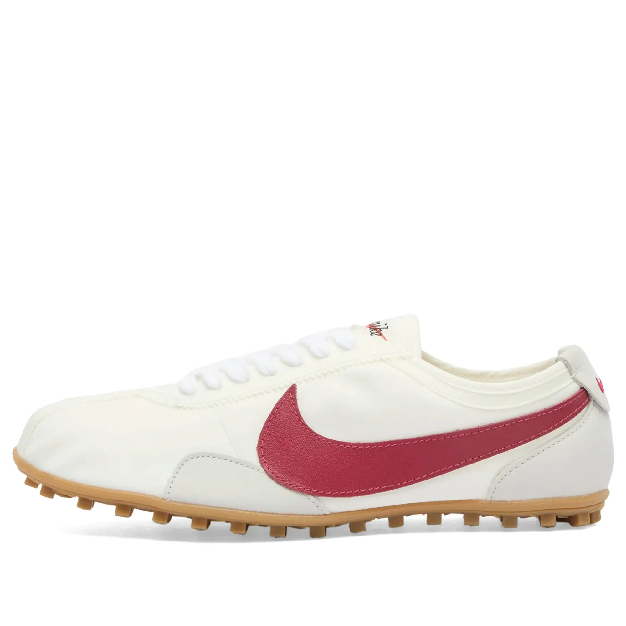 Nike Women's Moon Racer OG Sneaker Summit White/Team Crimson/Brown