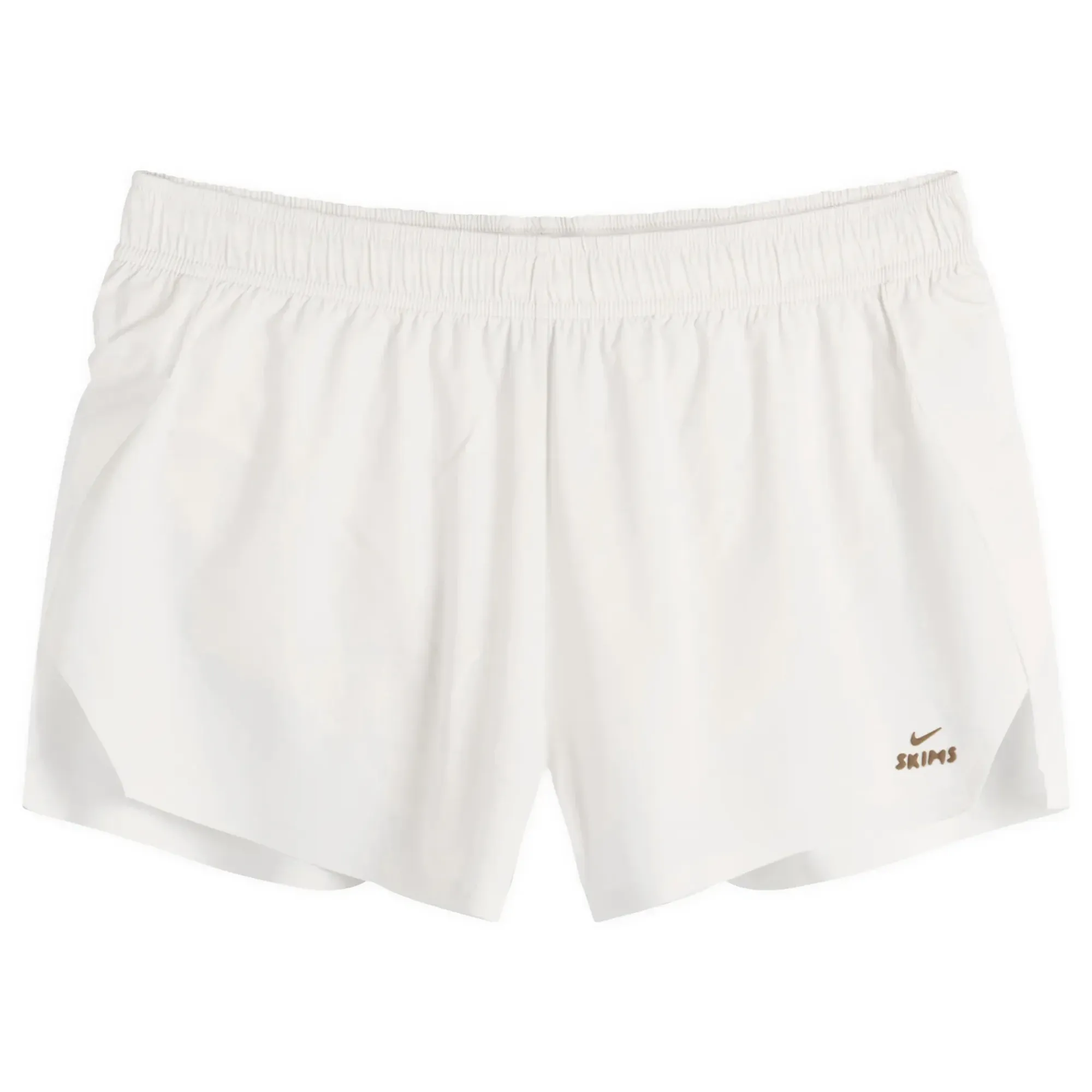 Nike Women's x SKIMS Stretch Nylon Runner Short Ivory