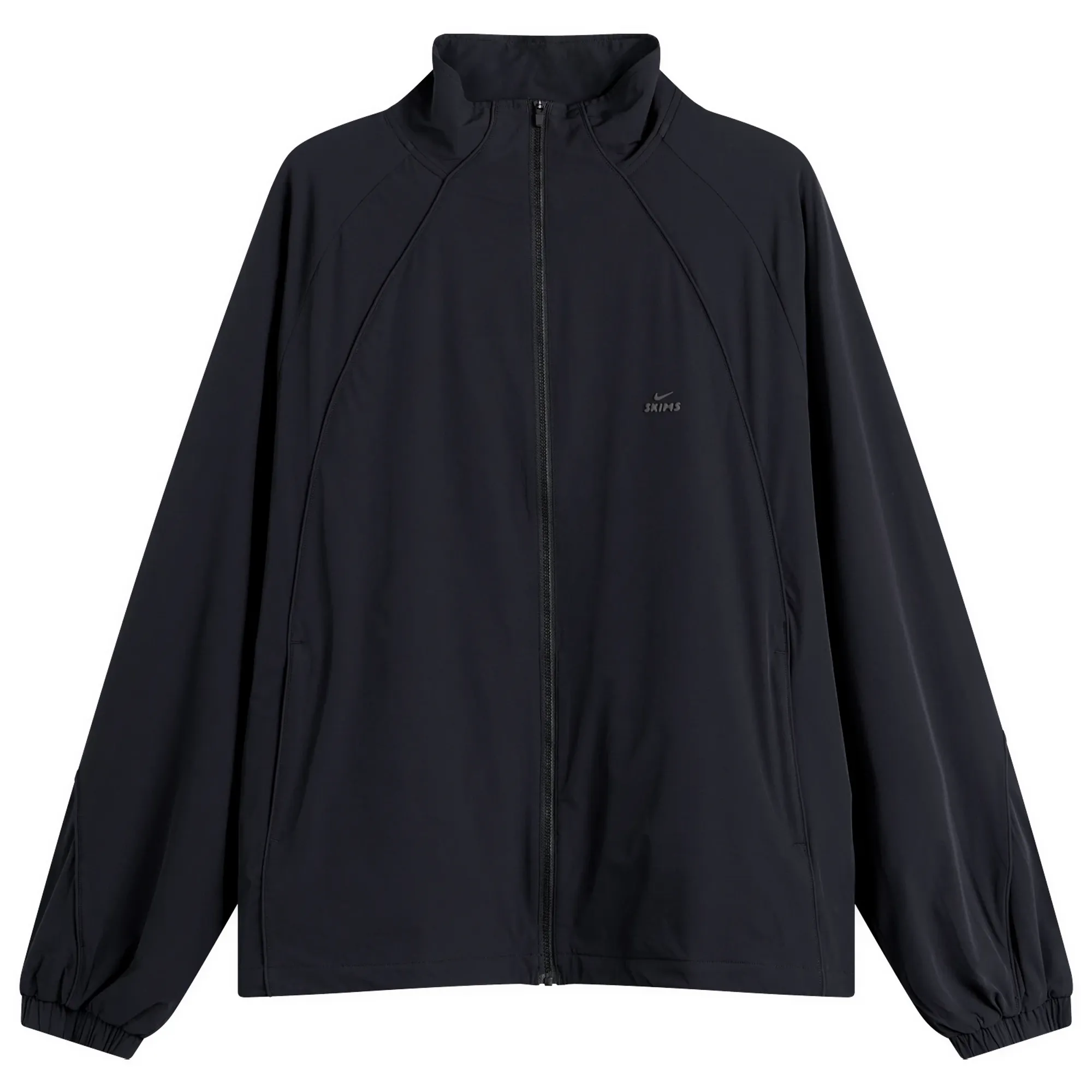 Nike Women's x SKIMS Stretch Nylon Oversized Jacket Obsidian