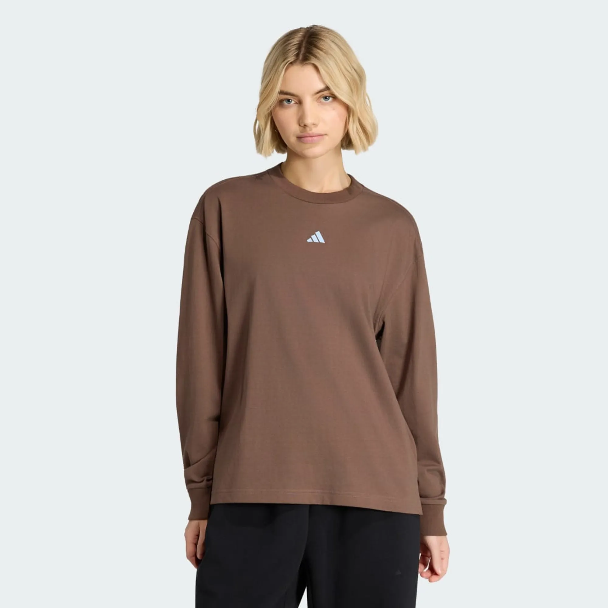 adidas 3 STRIPES STUDIO BOYFRIEND Long-Sleeve Top Long-Sleeve Top