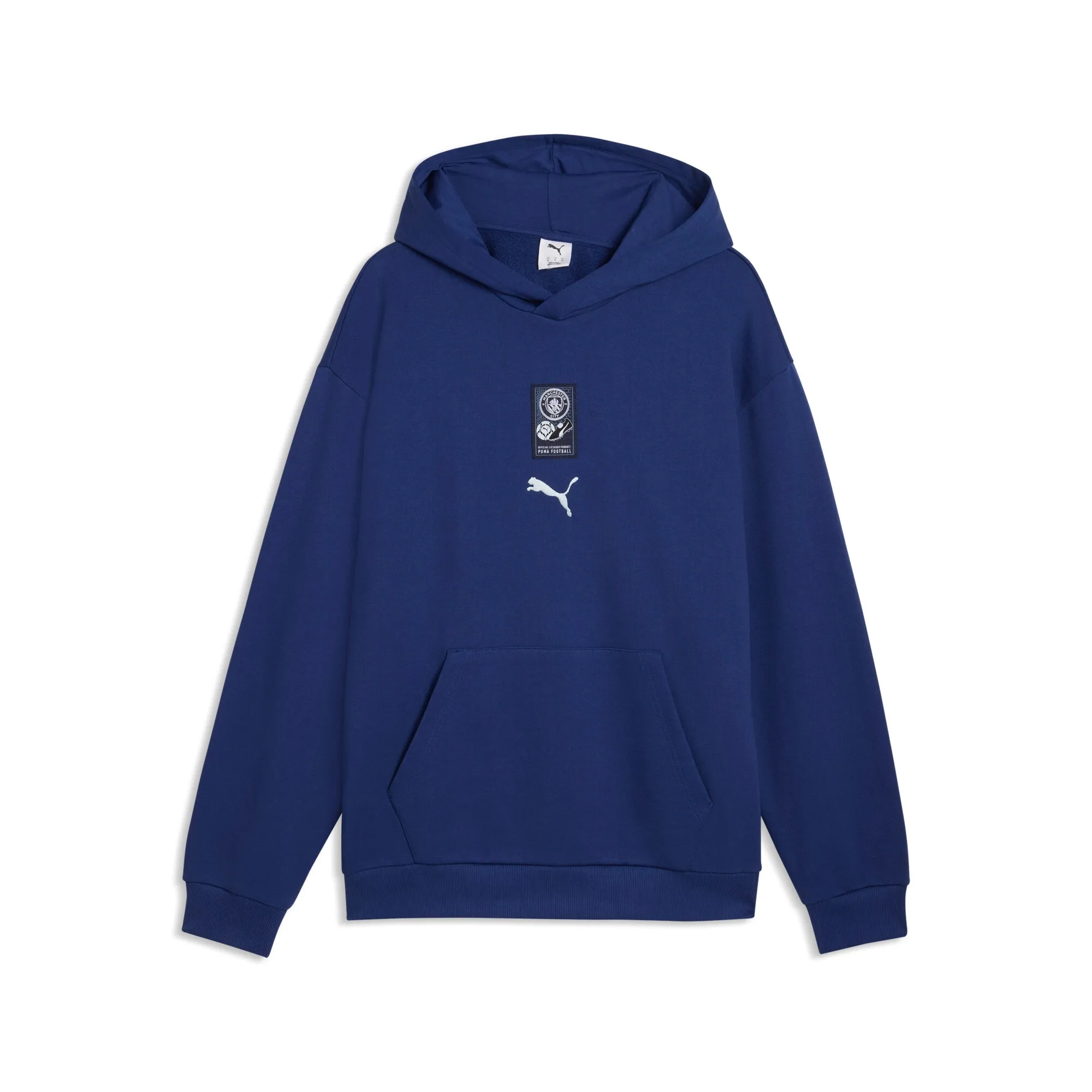Manchester City ftblCulture Relaxed Hoodie Men in Blue | Size 3XL